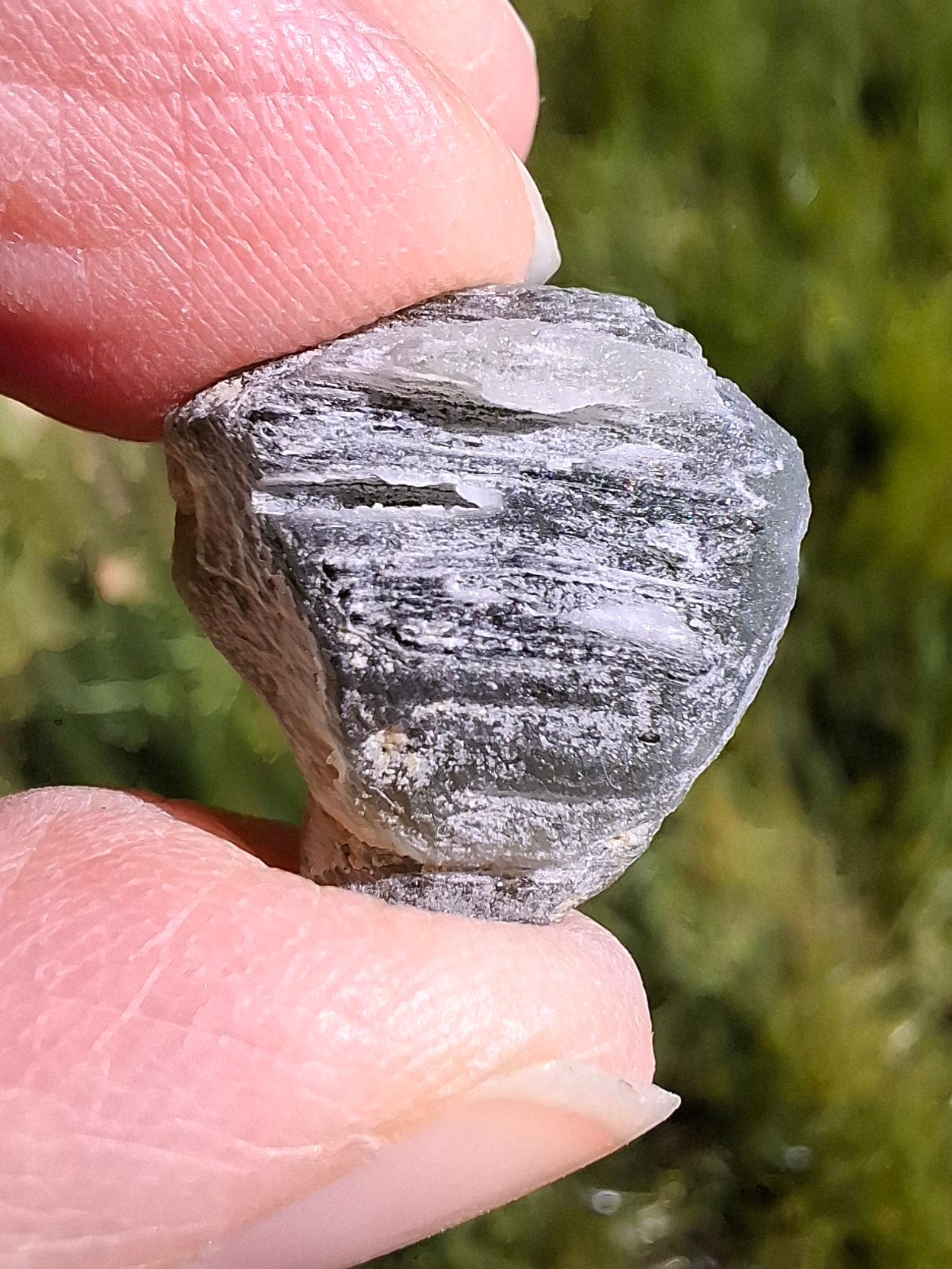 Moldavite Piece, SNOWFLAKE, FROSTED, BARTOCHOV, 3.00g, Tektite (Ref: 1370)