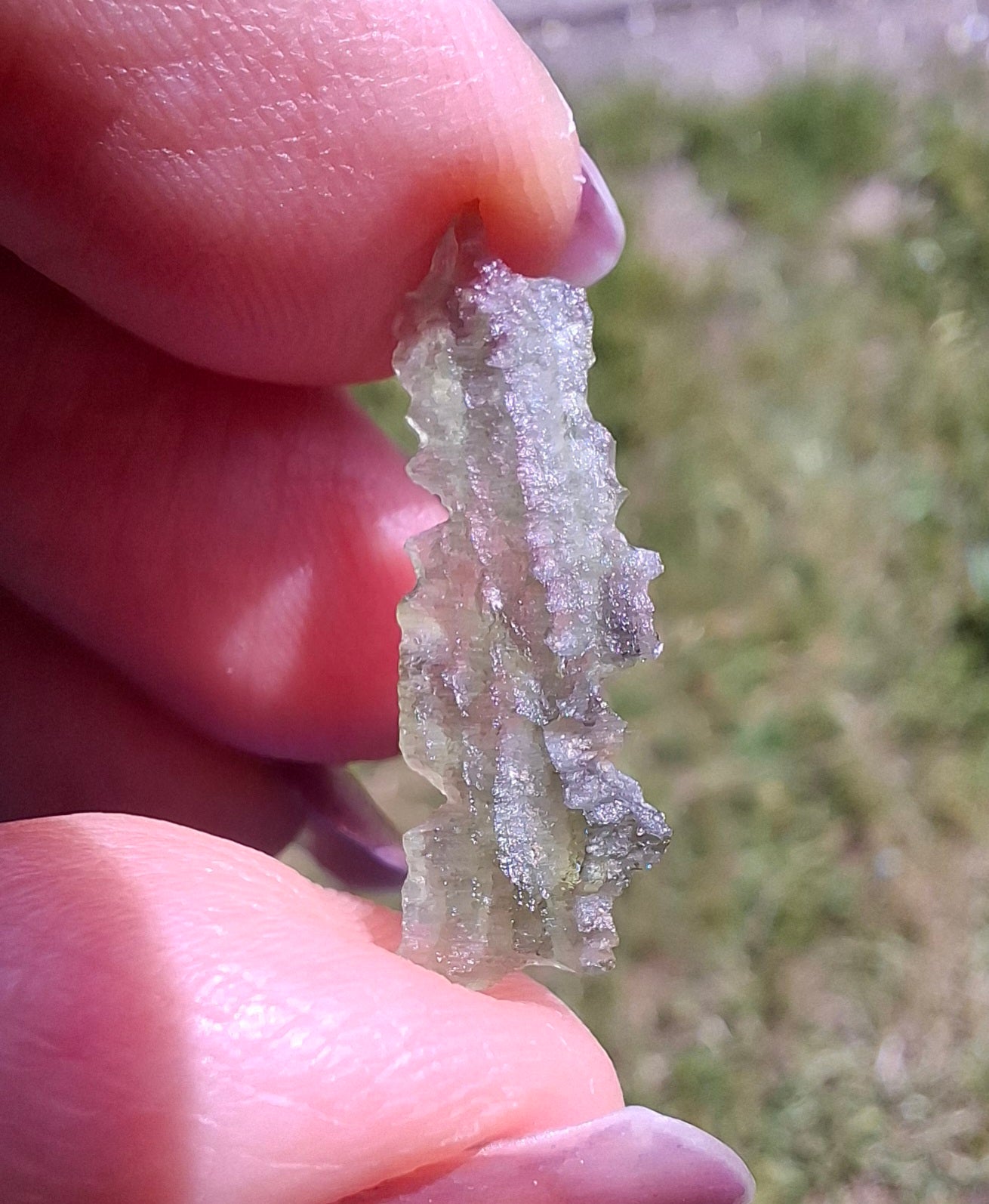 Moldavite Piece, 0.33g, Tektite (Ref: 1488)