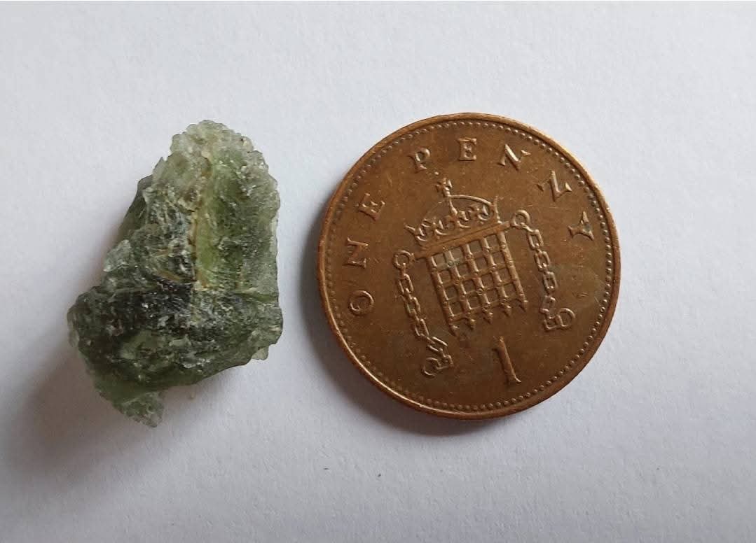 Moldavite Piece, 1.82g, Tektite (Ref: E172)