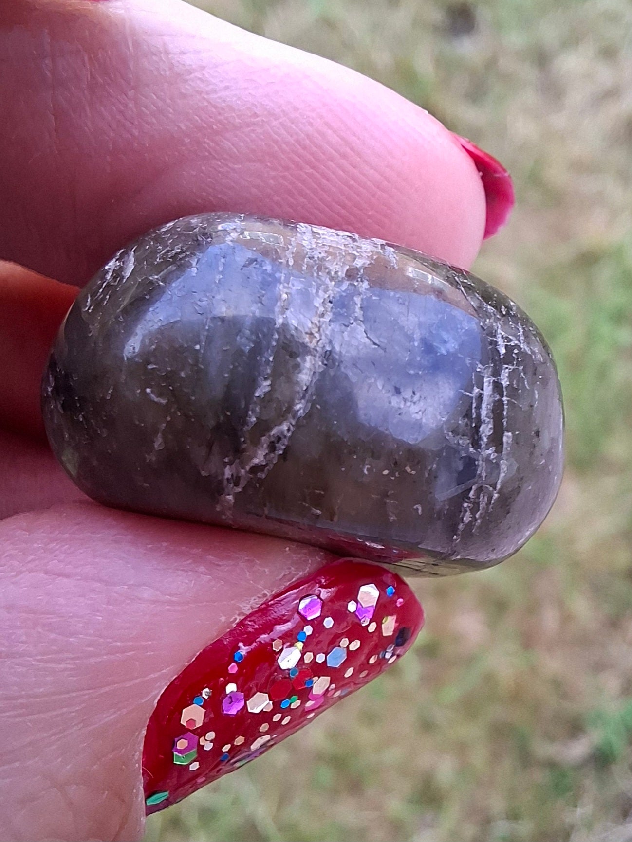 Labradorite, Tumble Stone, Crystal (Ref: T208)