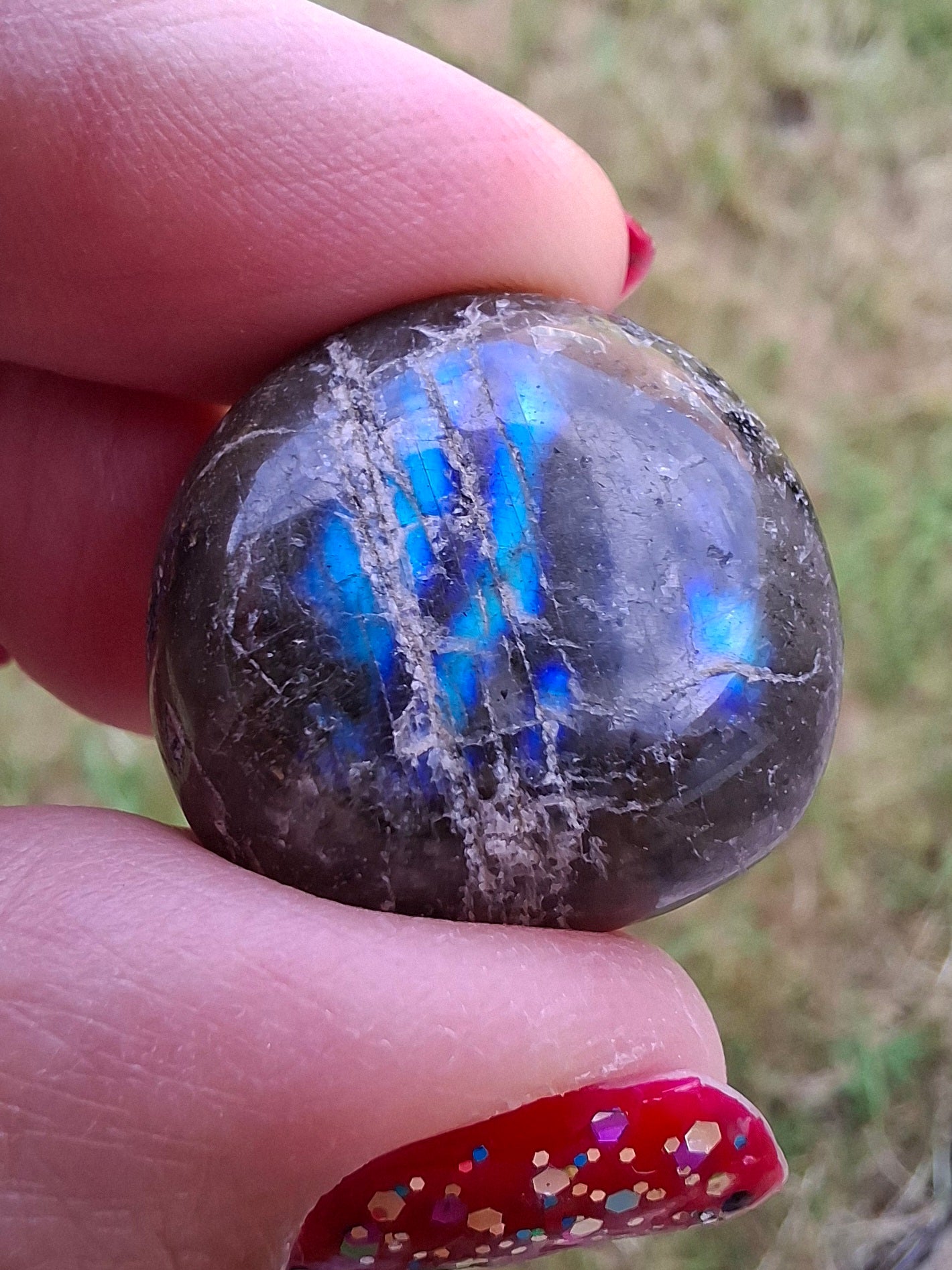 Labradorite, Tumble Stone, Crystal (Ref: T208)