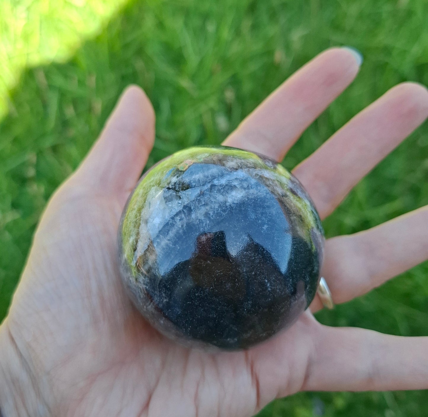 Orthoceras Sphere, Fossil (Ref: OS3)