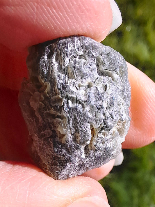 Moldavite Piece, SNOWFLAKE, FROSTED, BARTOCHOV, 4.30g, Tektite (Ref: 1363)