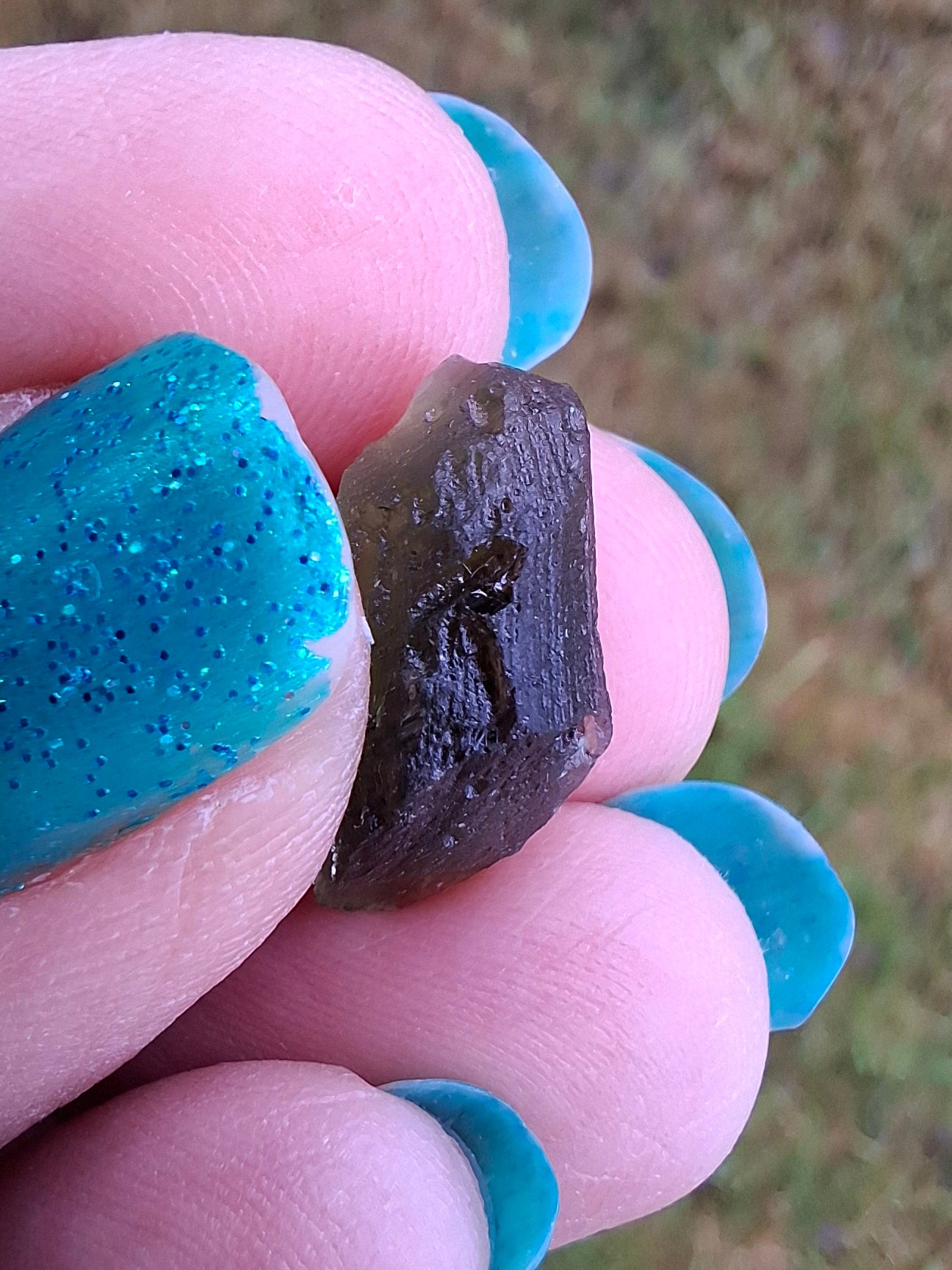 Moldavite Piece, 1.03g, Tektite (Ref: 1416)