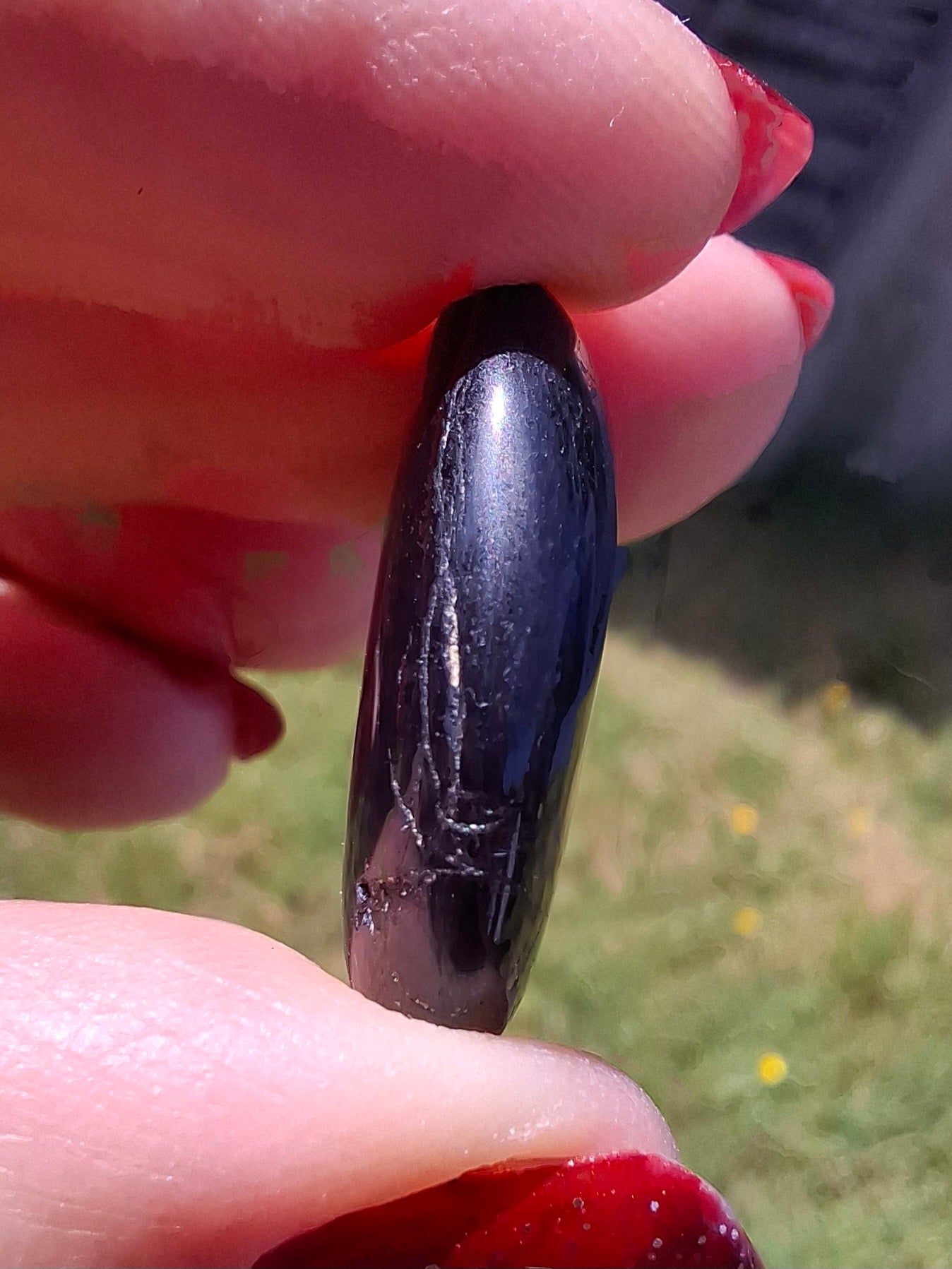 Black Tourmaline, Tumble Stone, Crystal (Ref: T218)