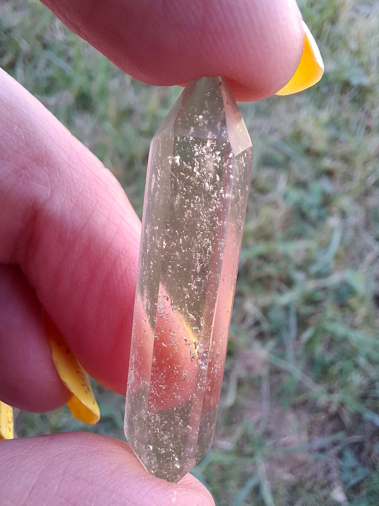 Libyan Desert Glass DT Carving, 4.22g, Tektite (Ref: LDT6)