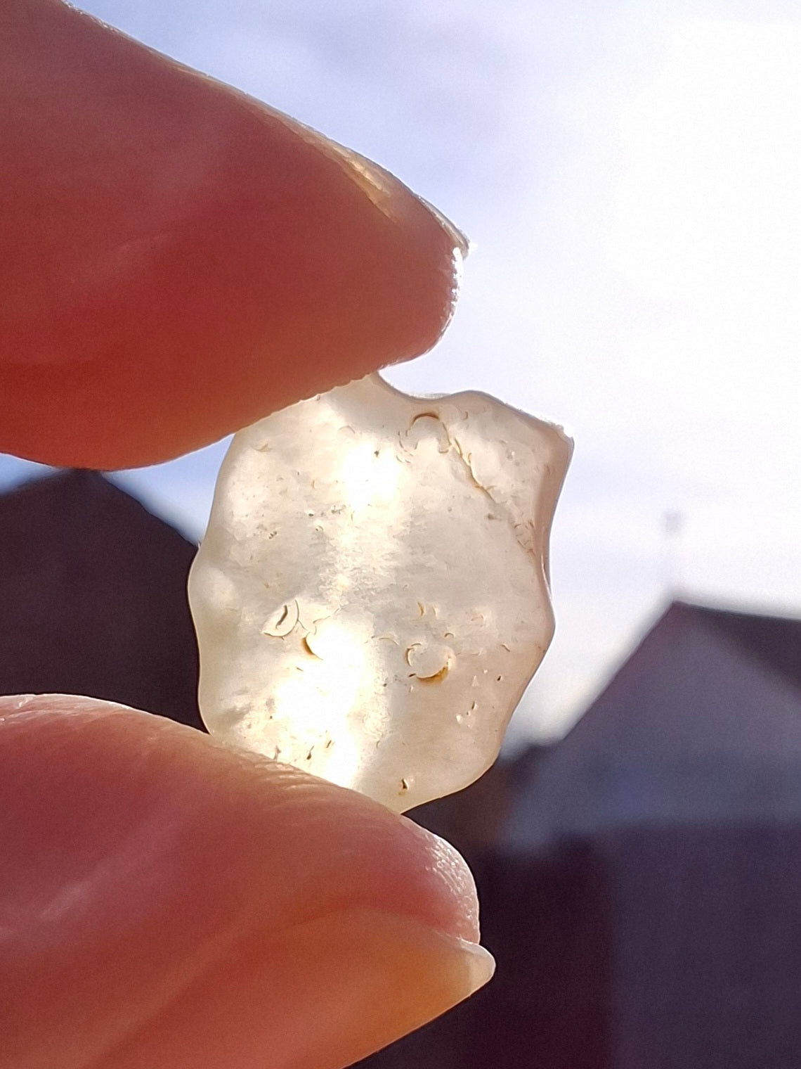 Libyan Desert Glass small Piece, 1.55g, Tektite (Ref: L1347)
