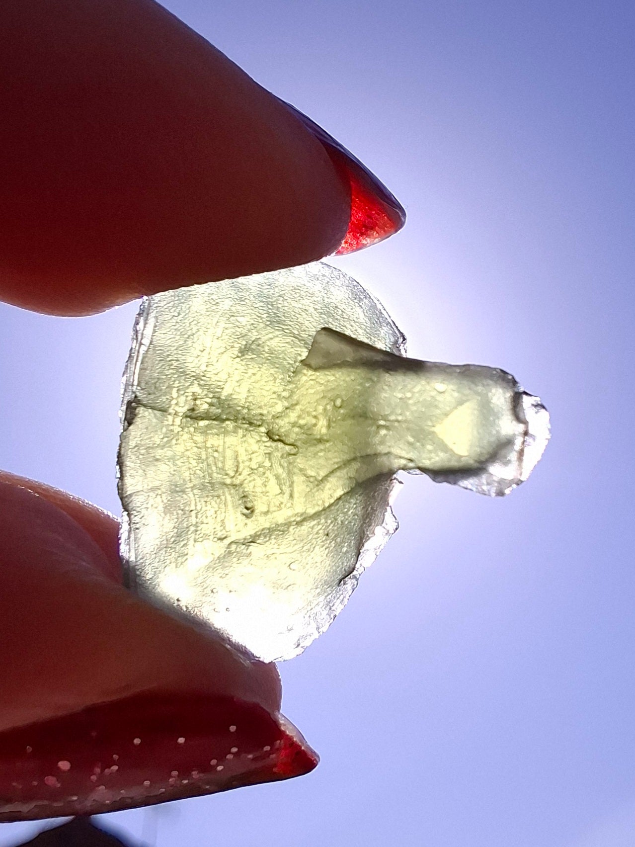 Moldavite Piece, 1.68g, Tektite (Ref: 1468)