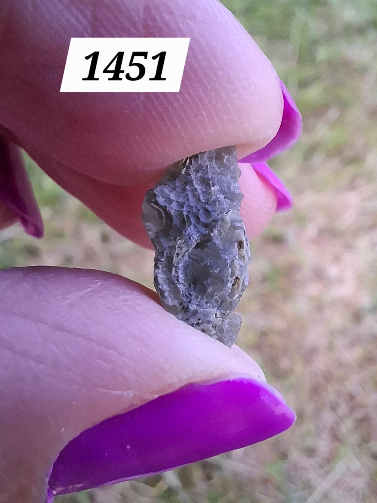 Moldavite Piece, 0.78g, Tektite (Ref: 1451)