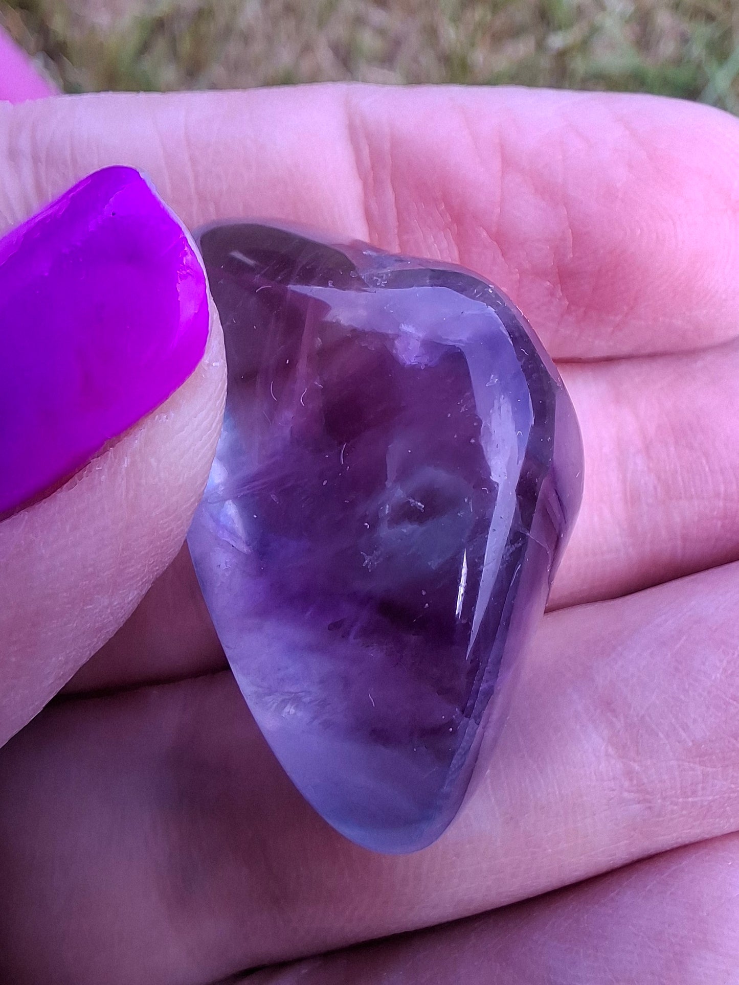 Fluorite, Tumble Stone, Crystal (Ref :T46)