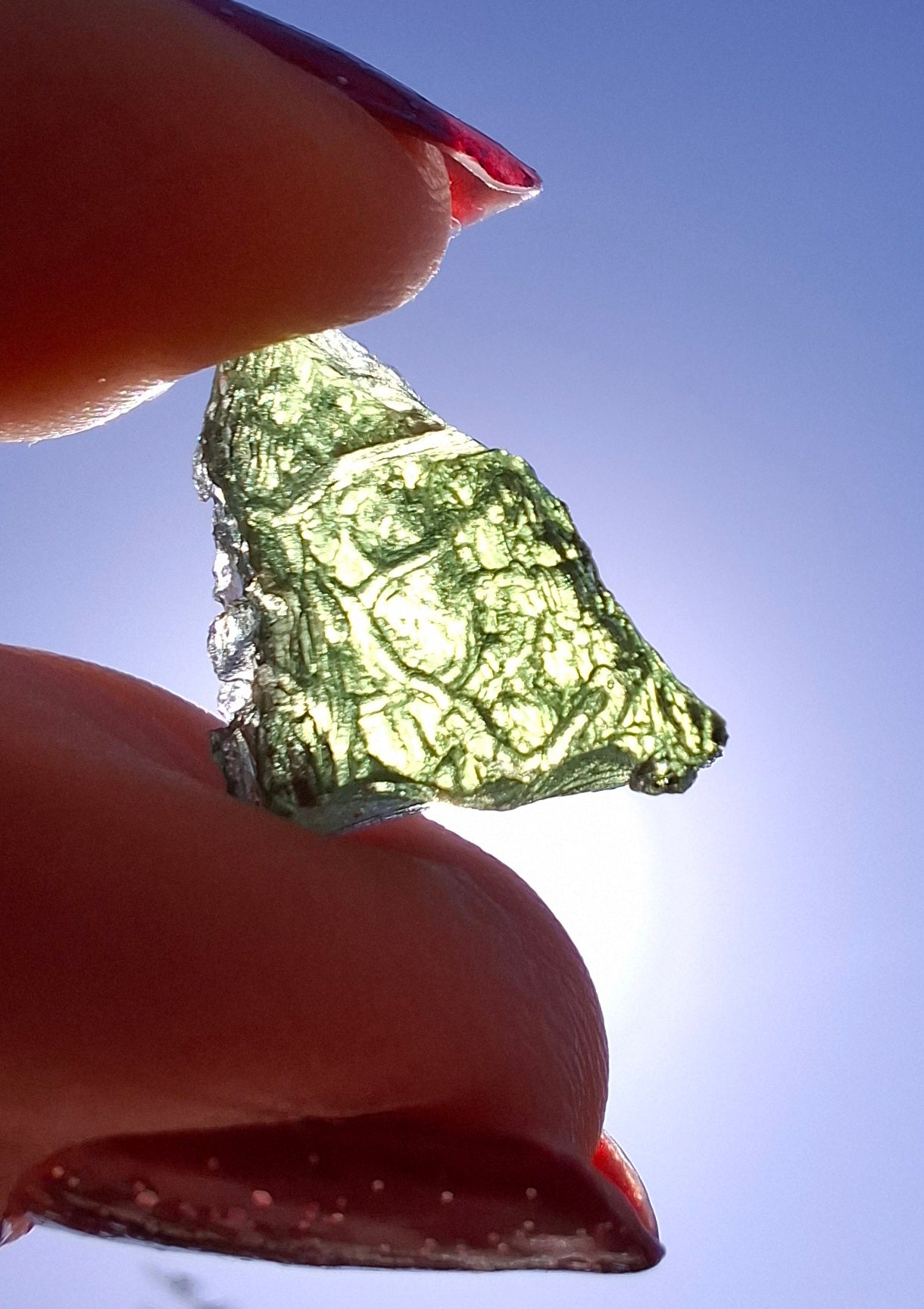 Moldavite Piece, 1.55g, Tektite (Ref: 1469)