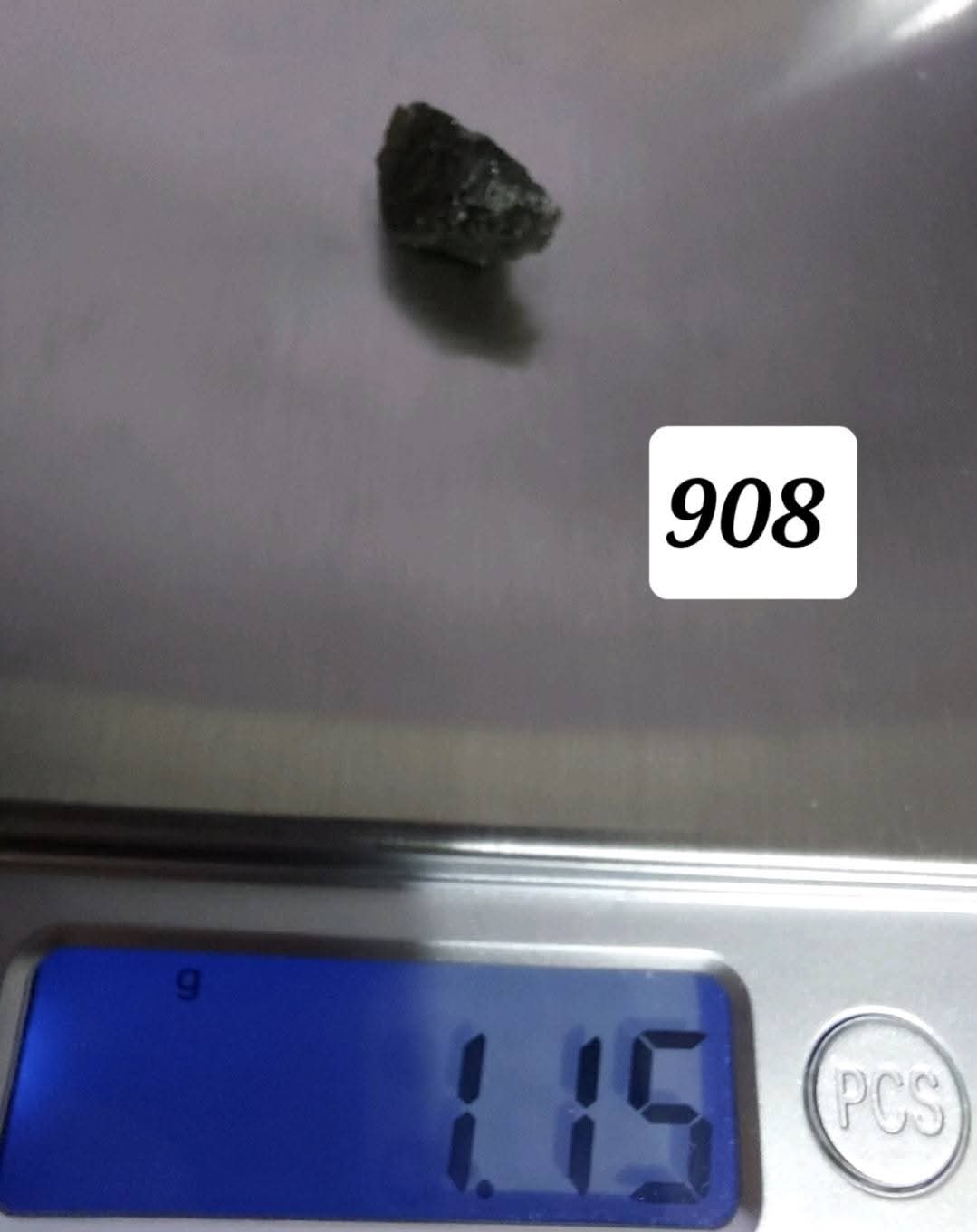 Moldavite Piece, 1.15g, Tektite (Ref: 908)