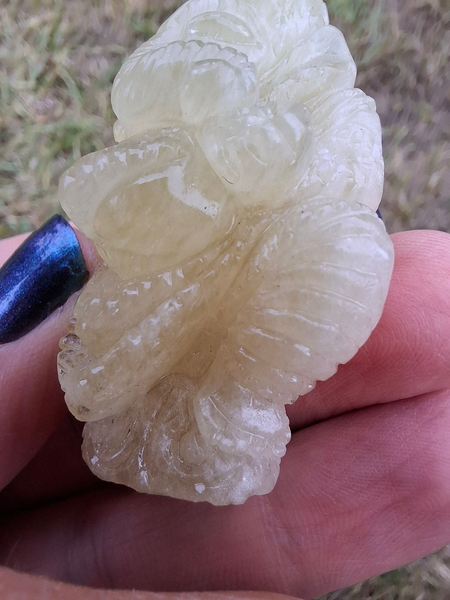 Libyan Desert Glass GANESHA craving, 31.21g, Tektite (Ref: Ganesha2)
