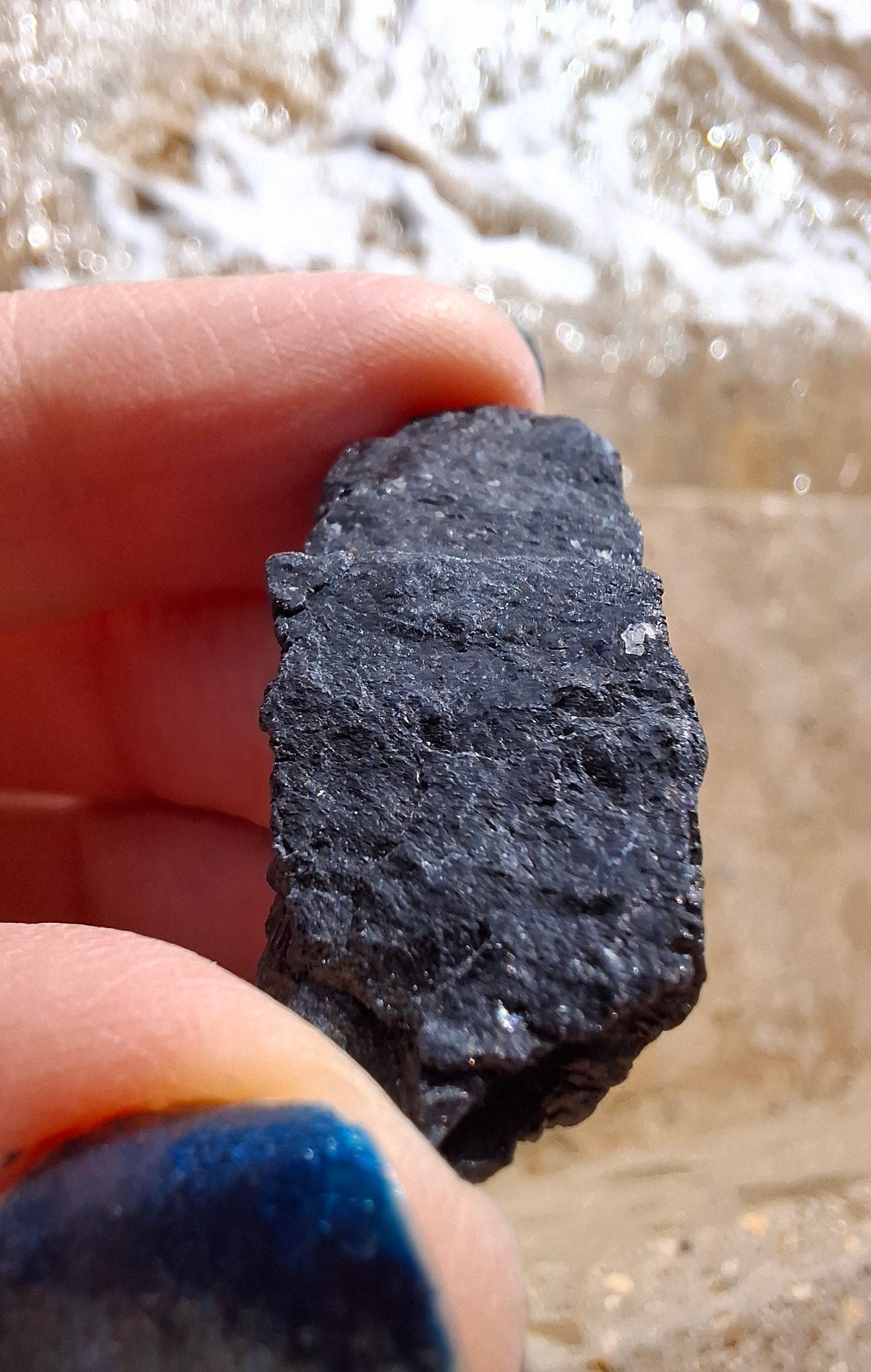 Black Tourmaline RAW, 14.77g, Crystal, (Ref: RBT1)