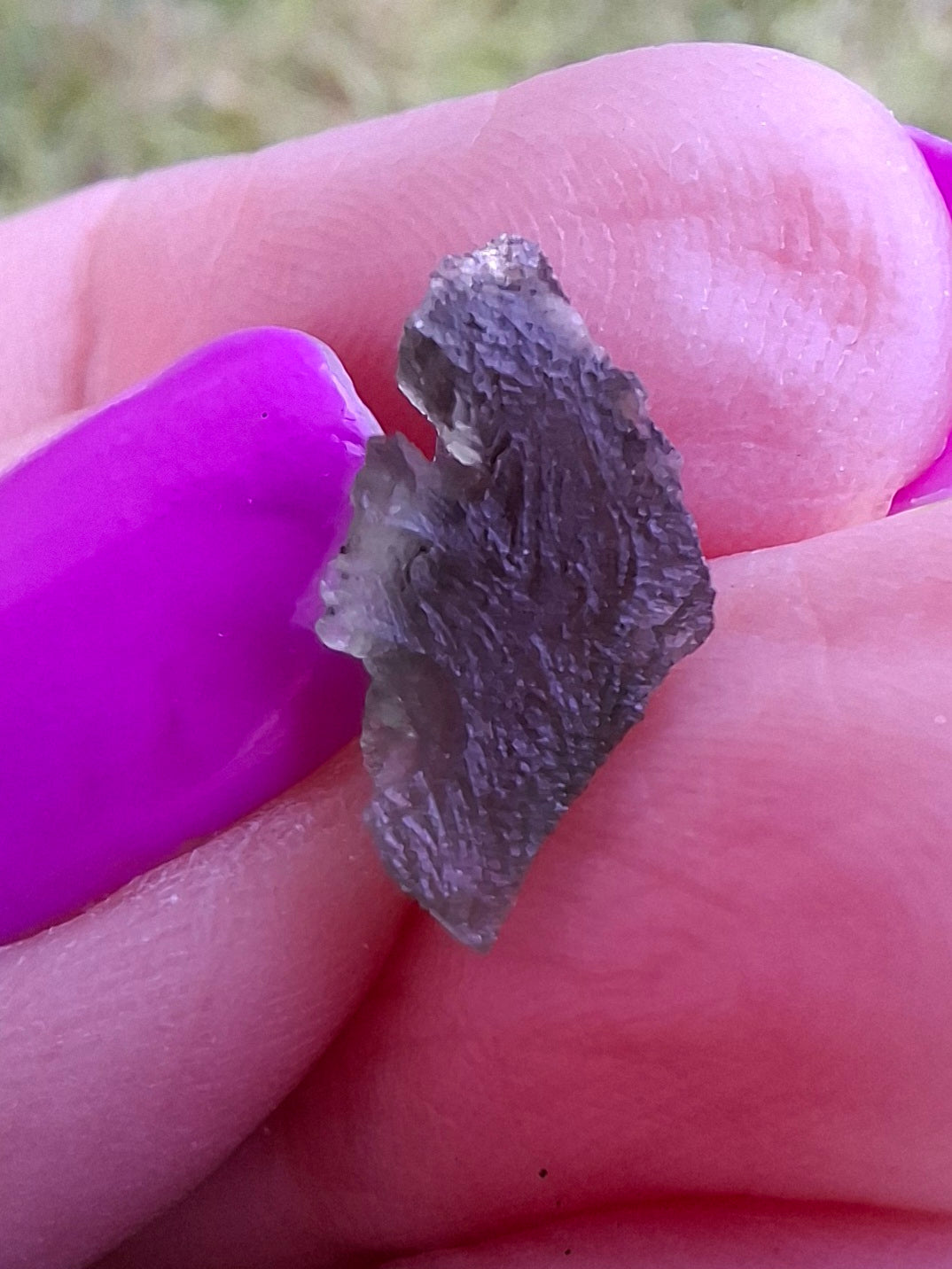 Moldavite Piece, 0.51g, Tektite (Ref: 1450)