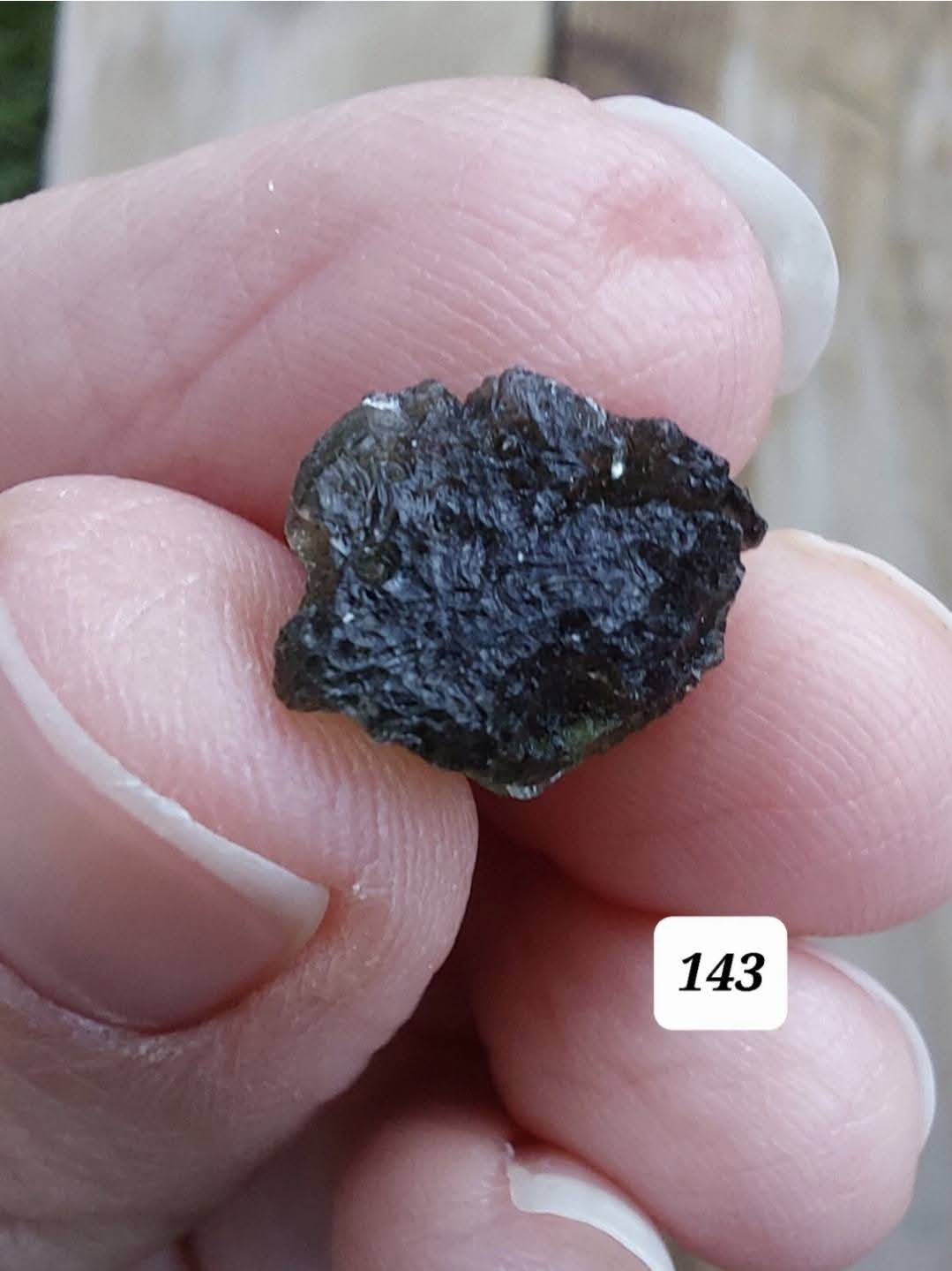 Moldavite Piece, CHLUM, 1.50g, Tektite (Ref: 143)