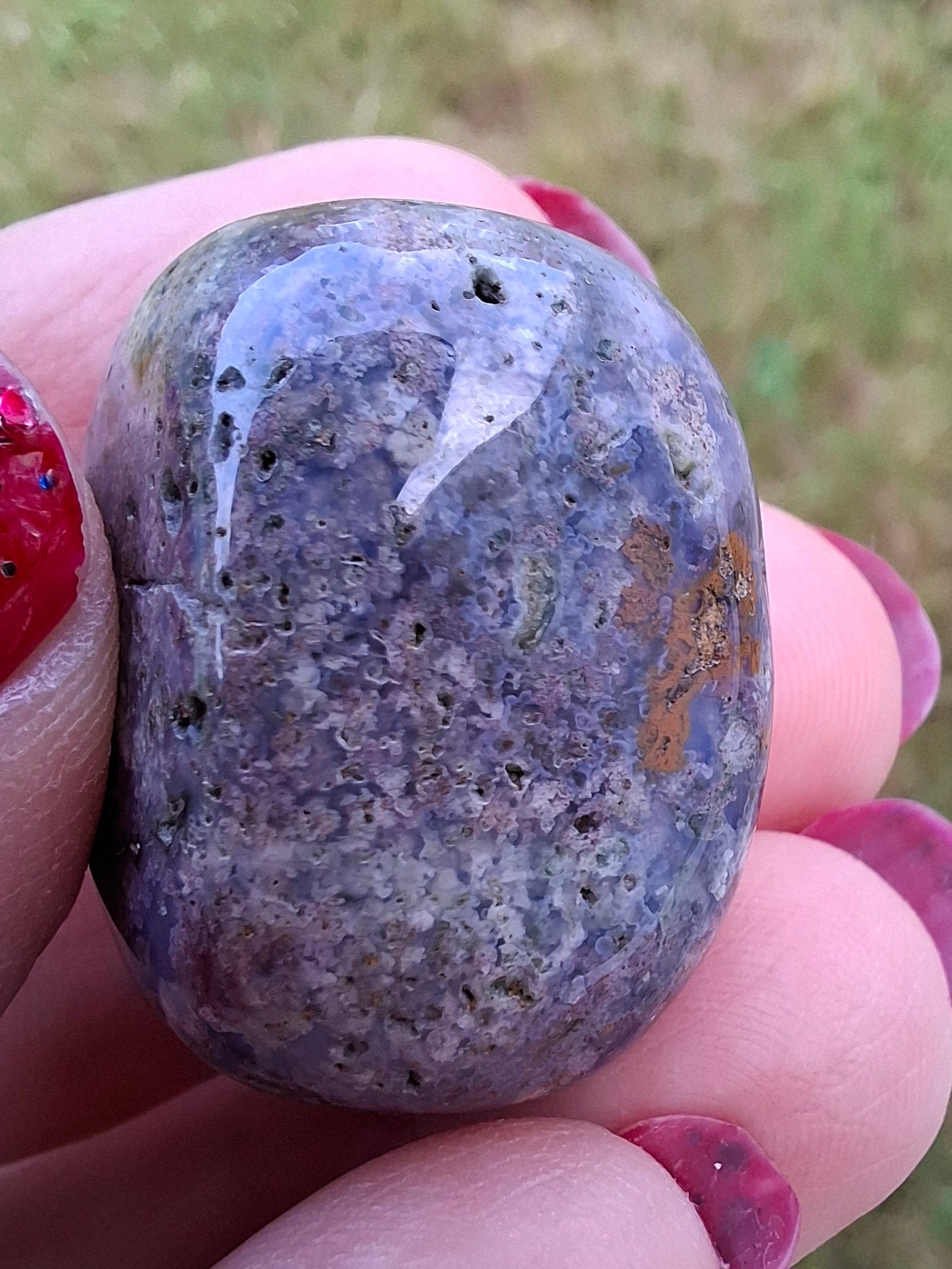 Ocean Jasper, Tumble Stone, Crystal (Ref: T205)