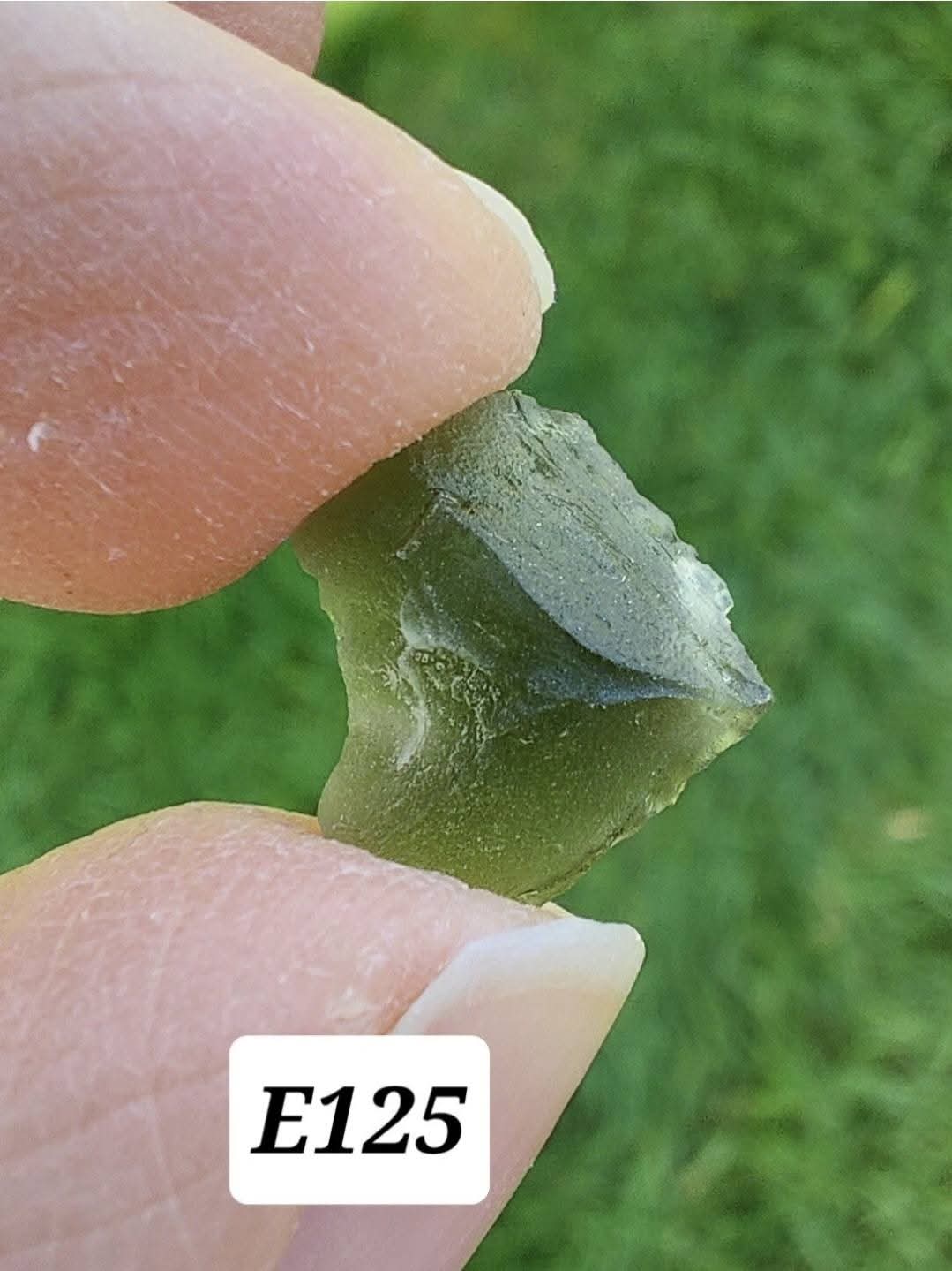 Moldavite Piece, 0.78g, Tektite (Ref: E125)