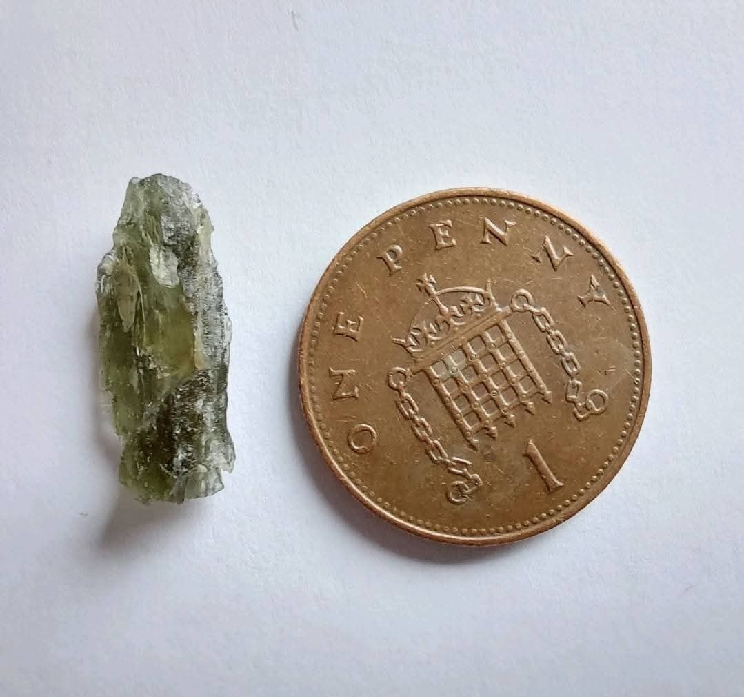 Moldavite Piece, 0.70g, Tektite (Ref: E214)