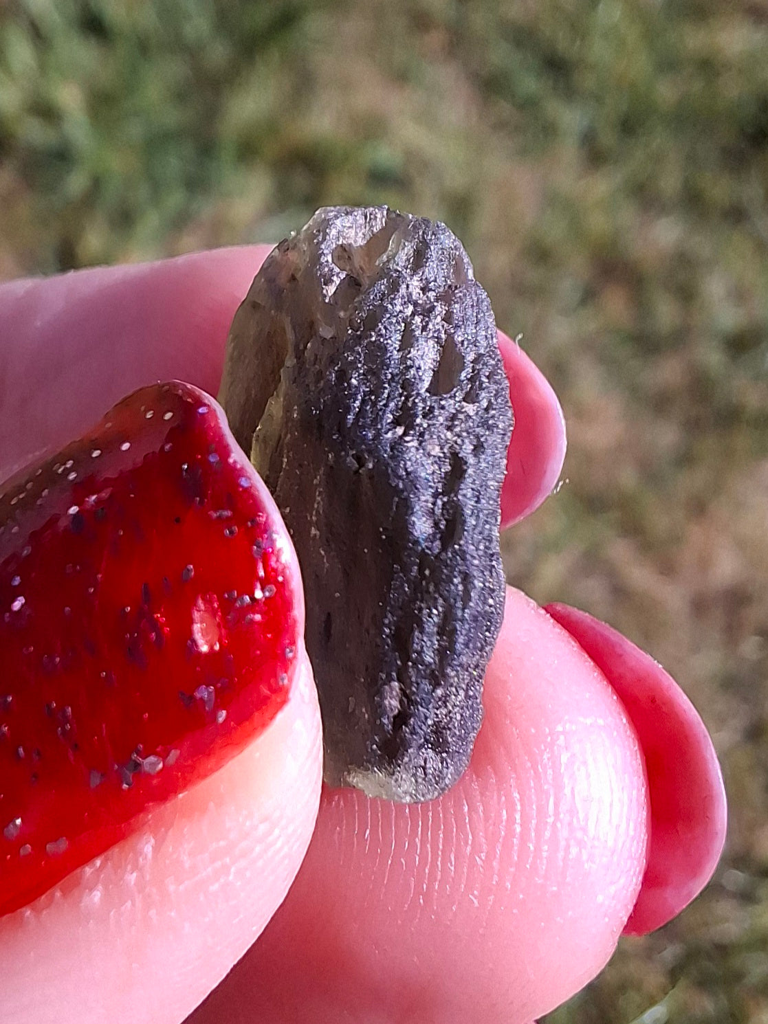 Moldavite Piece, 2.06g, Tektite (Ref: 1467)
