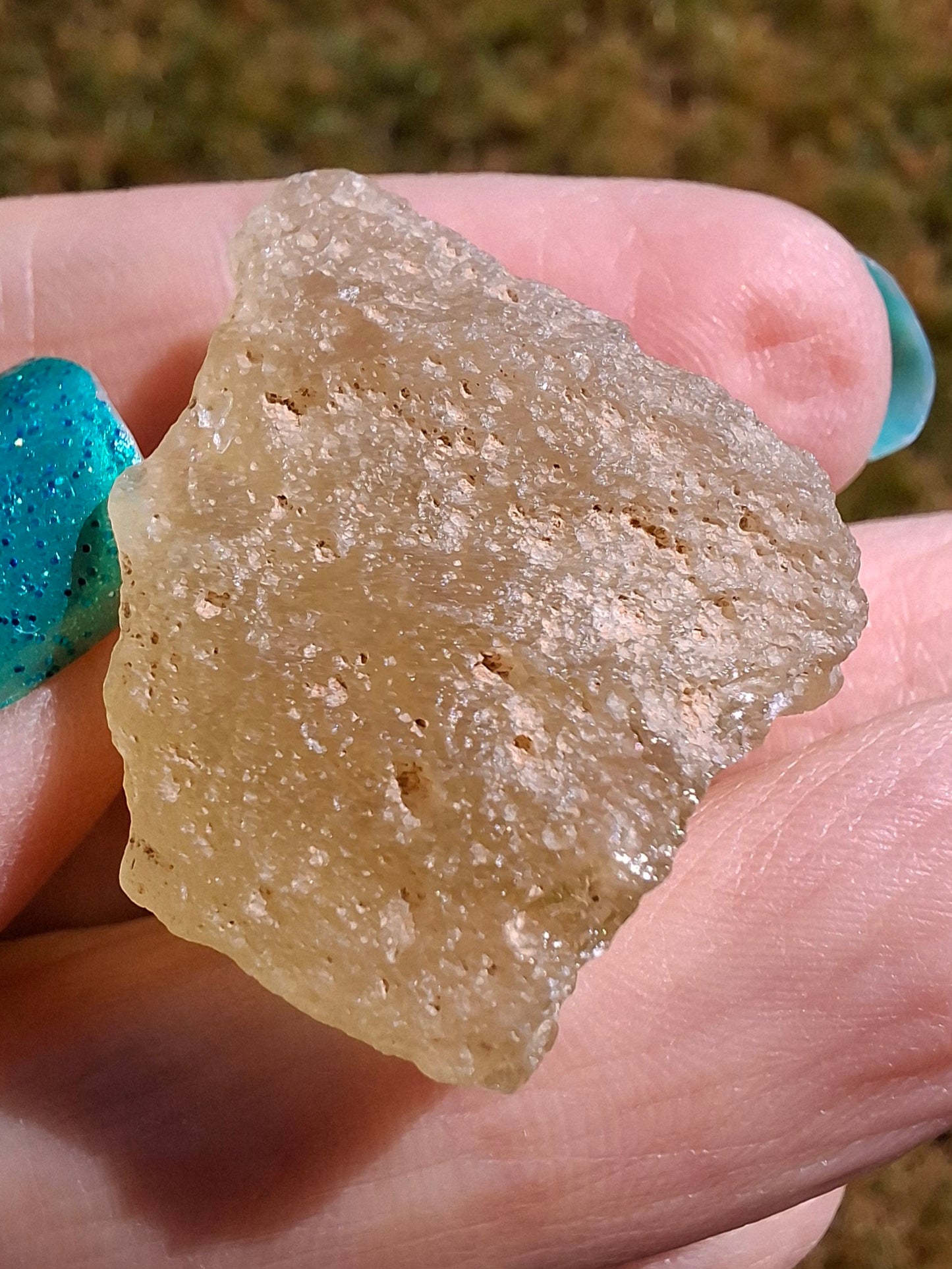 Libyan Desert Glass Piece, 10.15g, Tektite