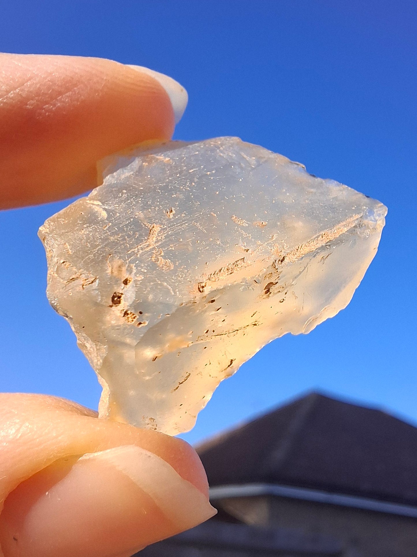 Libyan Desert Glass Piece, 7.91g, Tektite (Ref: LE8)