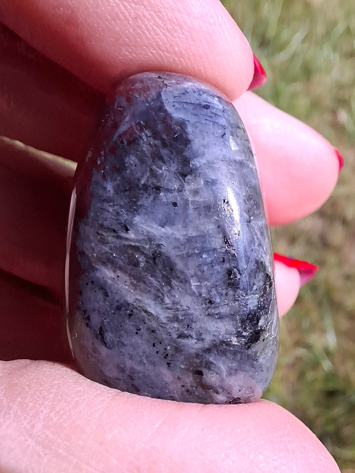 Larvikite, Tumble Stone, Crystal (Ref: T126)