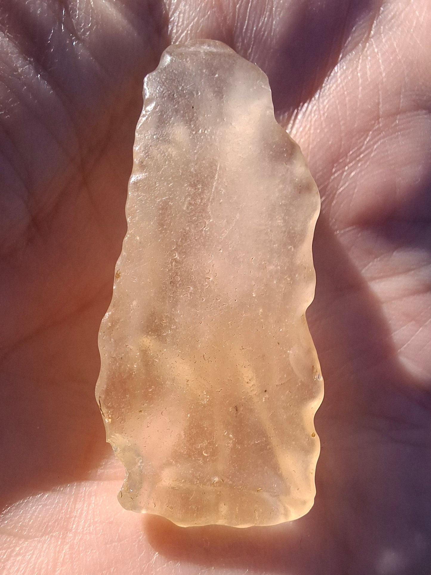 Libyan Desert Glass Piece, 7.46g, Tektite (Ref: LE5)
