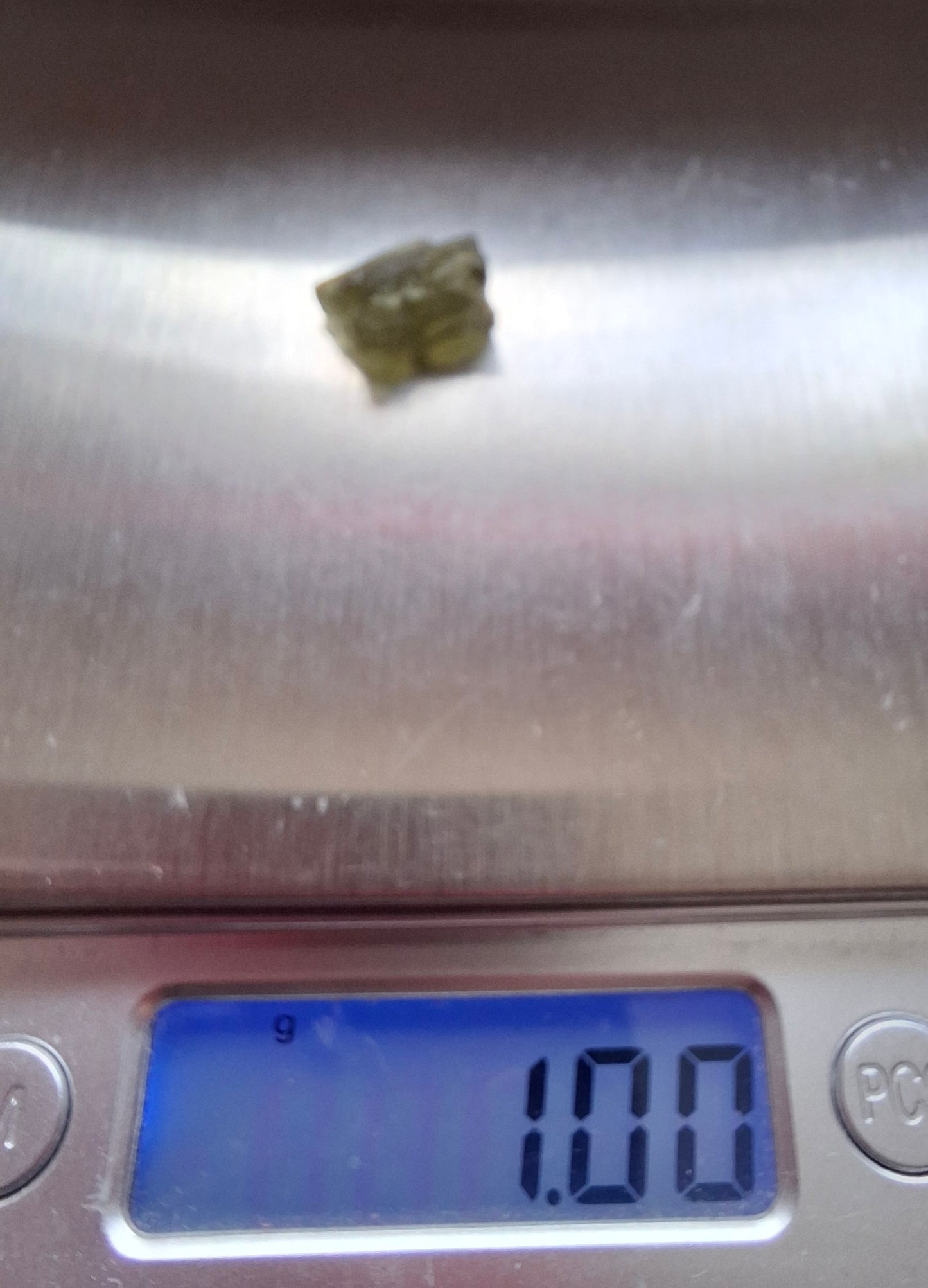 Moldavite Piece, 1.00g, Tektite (Ref: 1442)