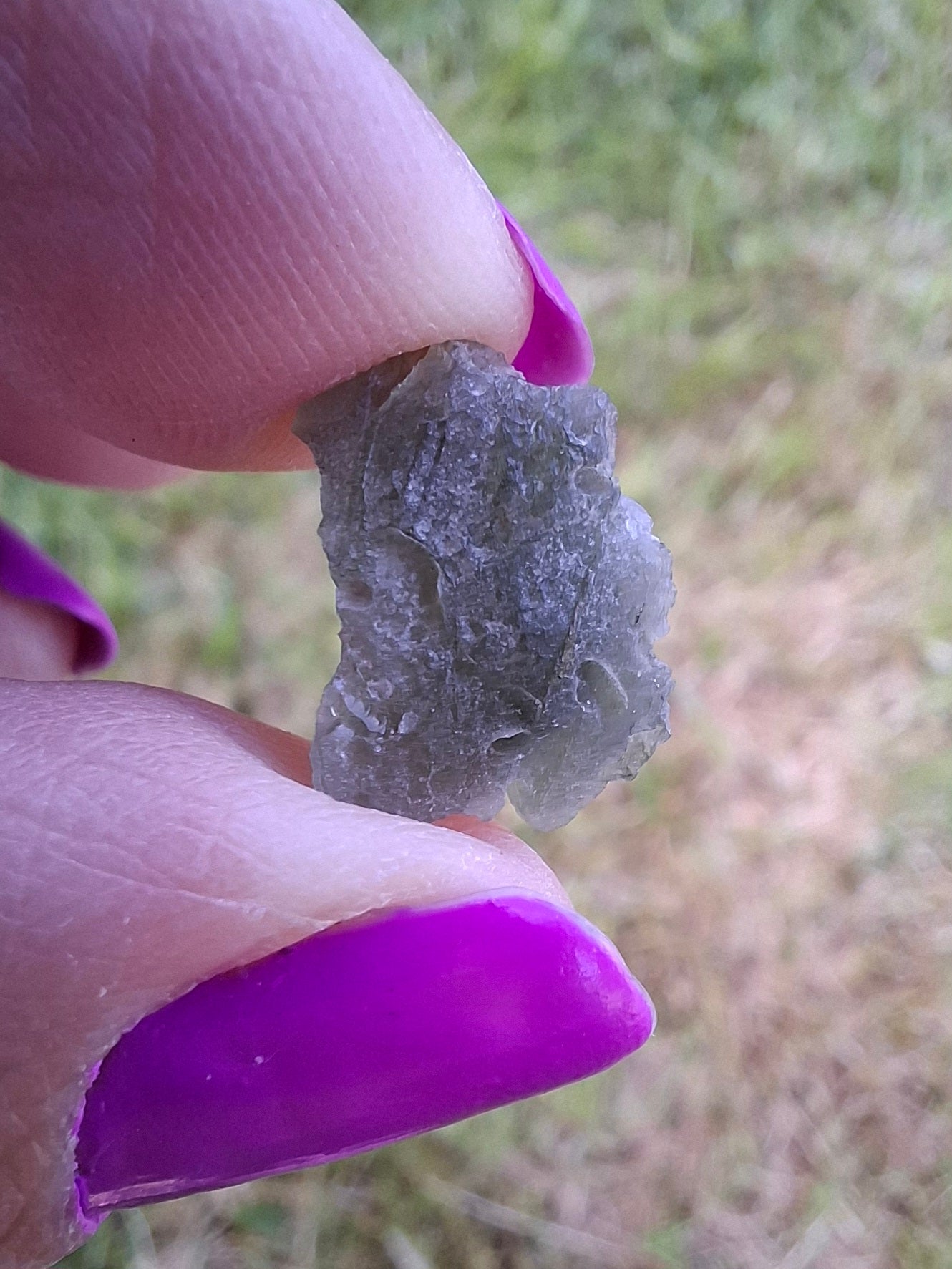 Moldavite Piece, 0.78g, Tektite (Ref: 1451)