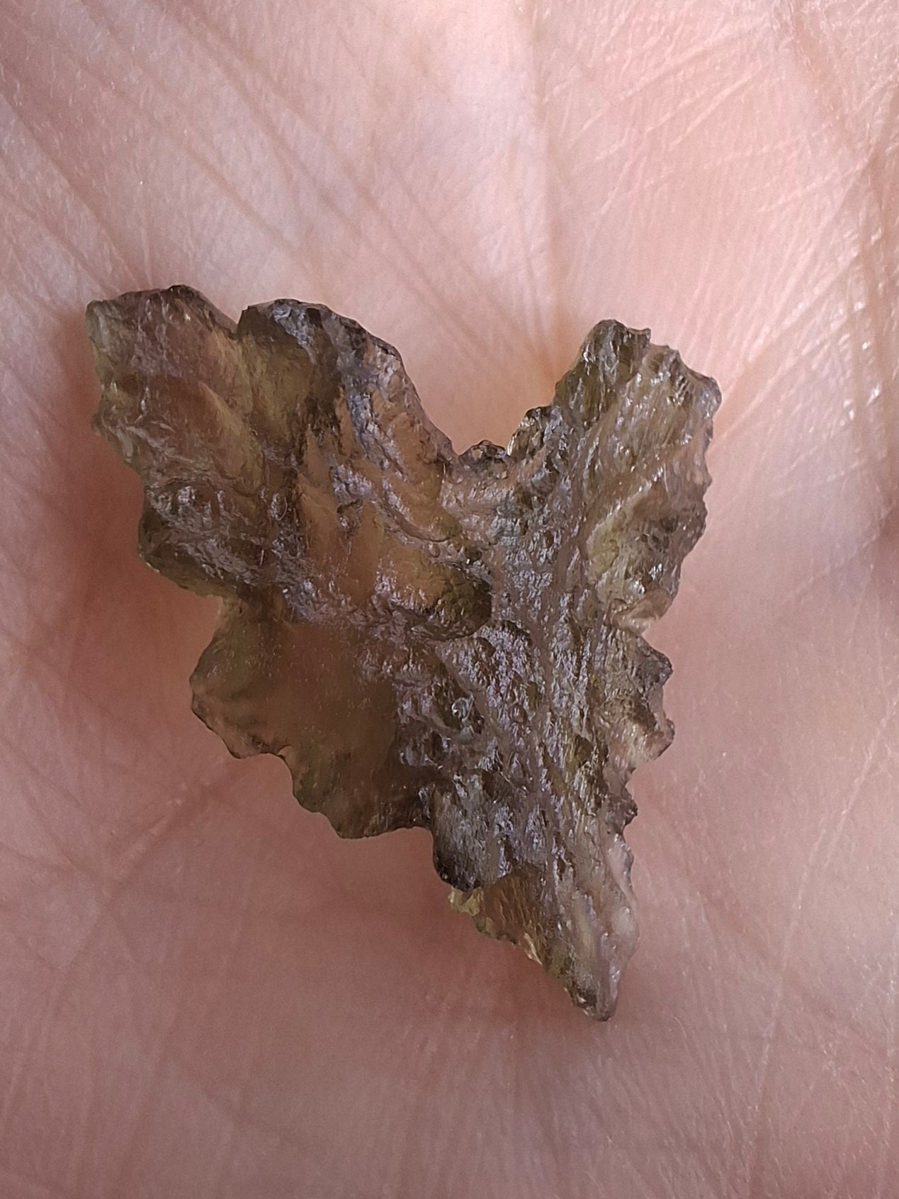 Moldavite Piece, JEZKOVNA BESEDNICE, 1.30g, Tektite (Ref: 1286)