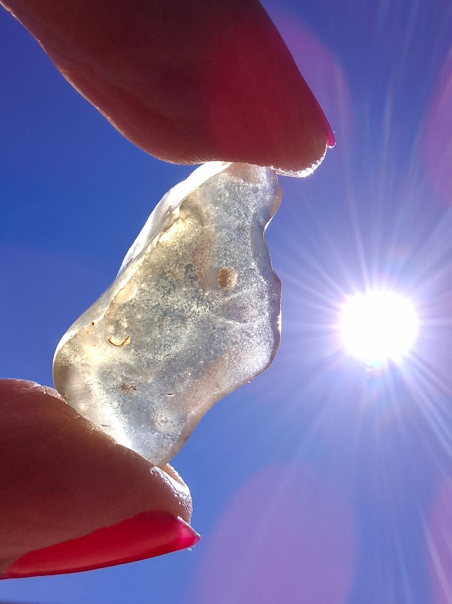 Libyan Desert Glass Piece, 3.04g, Tektite (Ref: LE4)