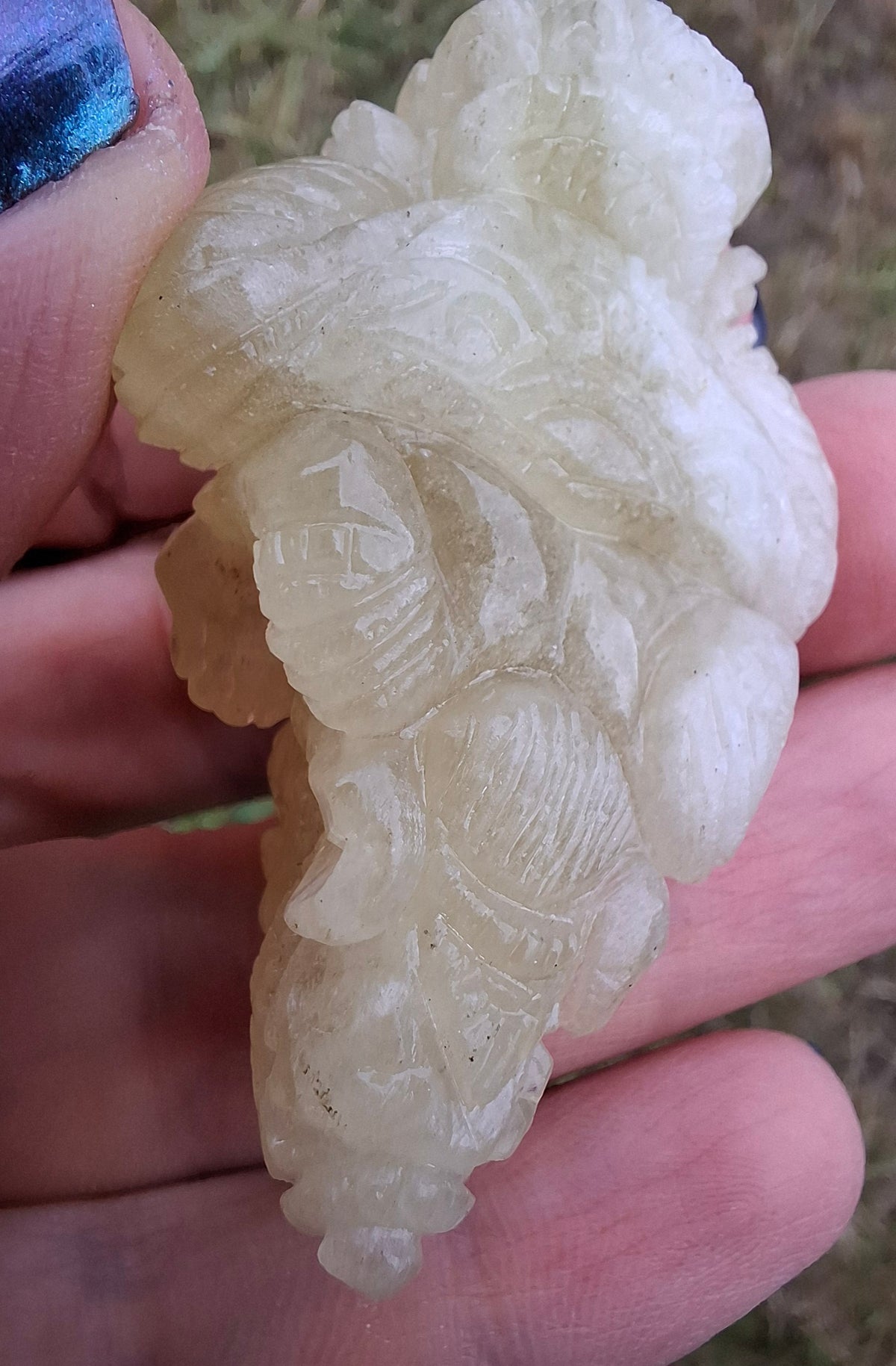 Libyan Desert Glass GANESHA craving, 31.21g, Tektite (Ref: Ganesha2)