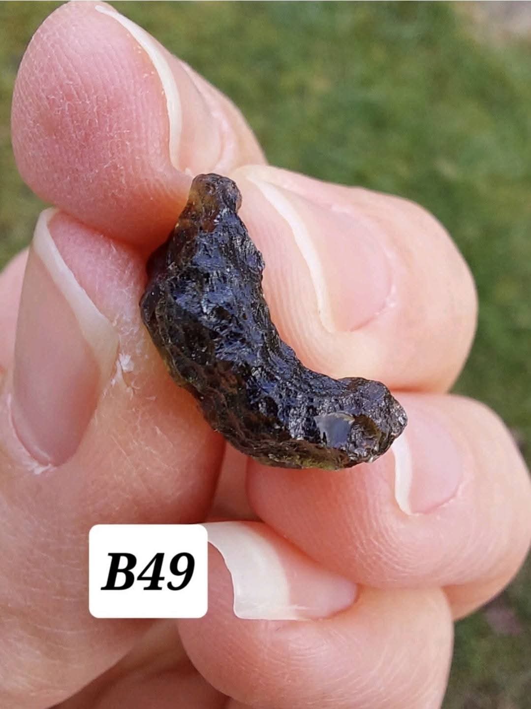 Moldavite Piece, 1.48g, Tektite (Ref: B49)