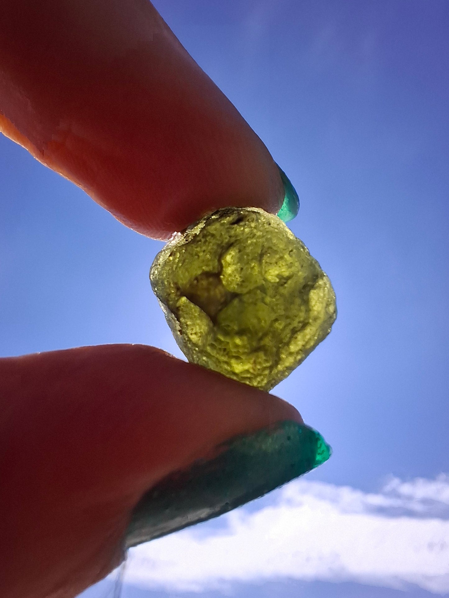 Moldavite Piece, 2.34g, Tektite (Ref: 1414)