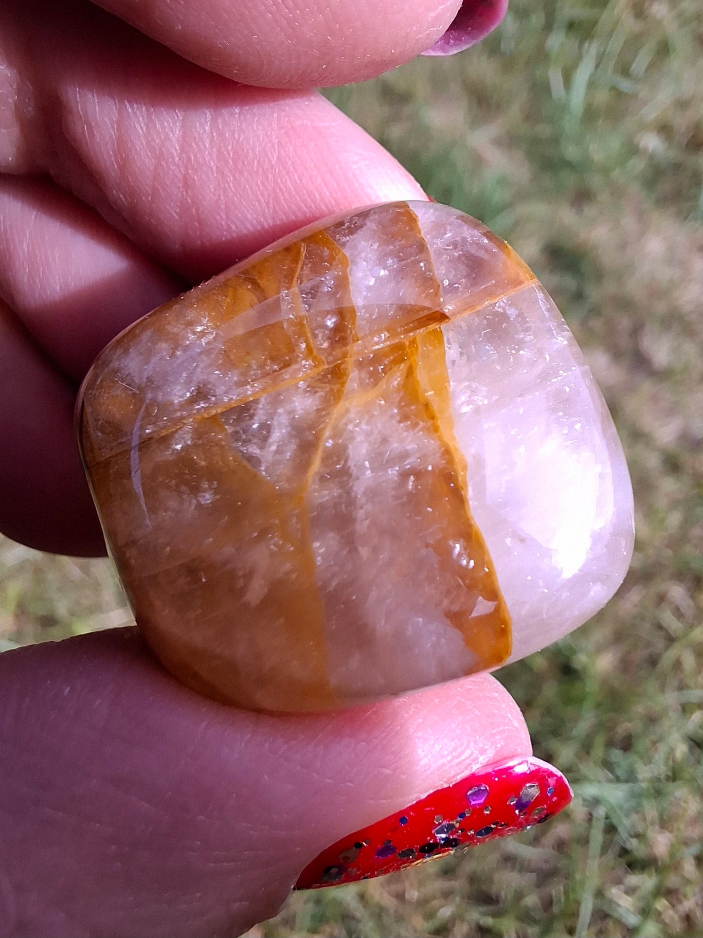 Golden Healer, Tumble Stone, Crystal (Ref: T195)