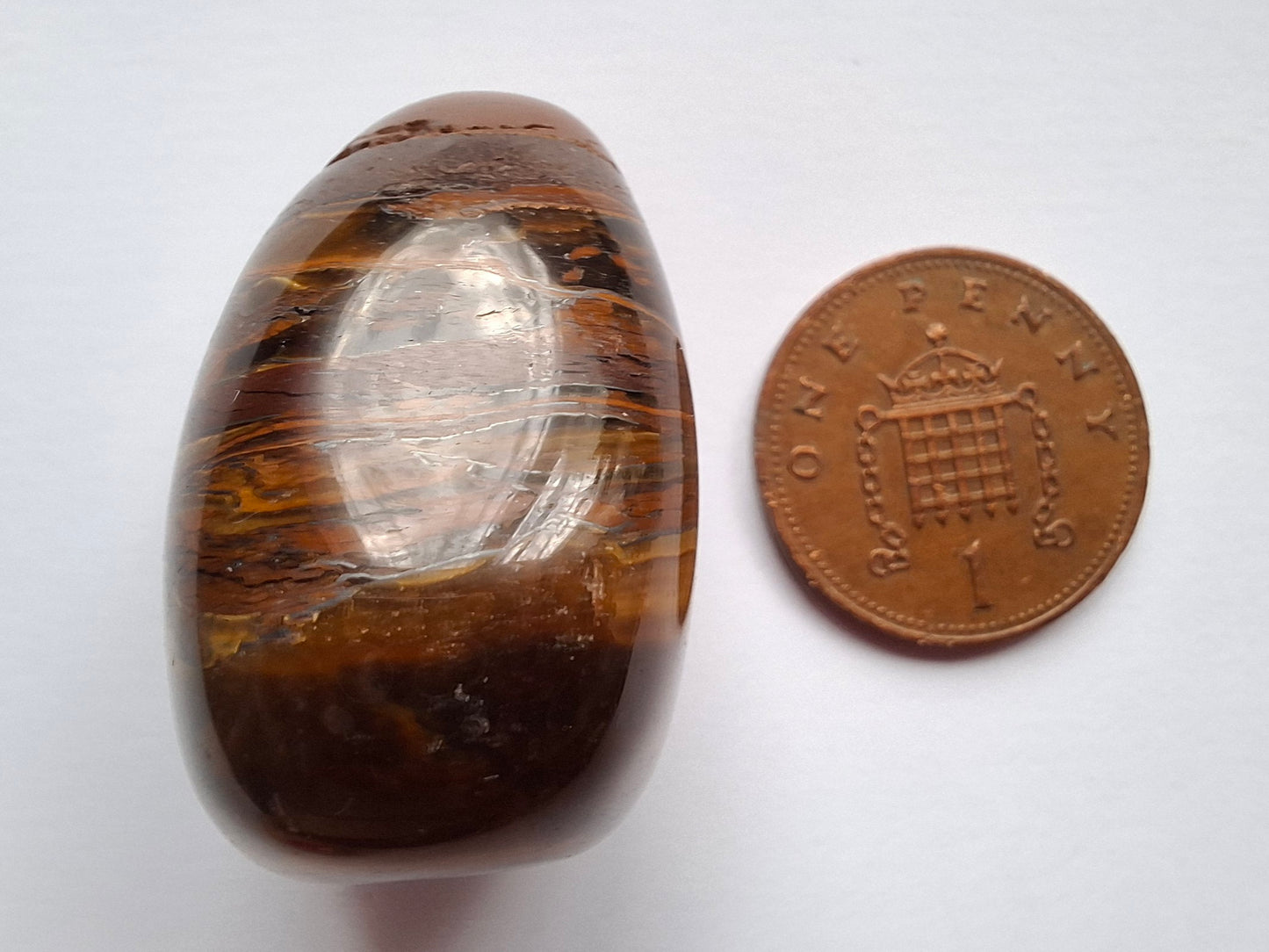 Tigers Eye, Tumble Stone, Crystal (Ref: T133)