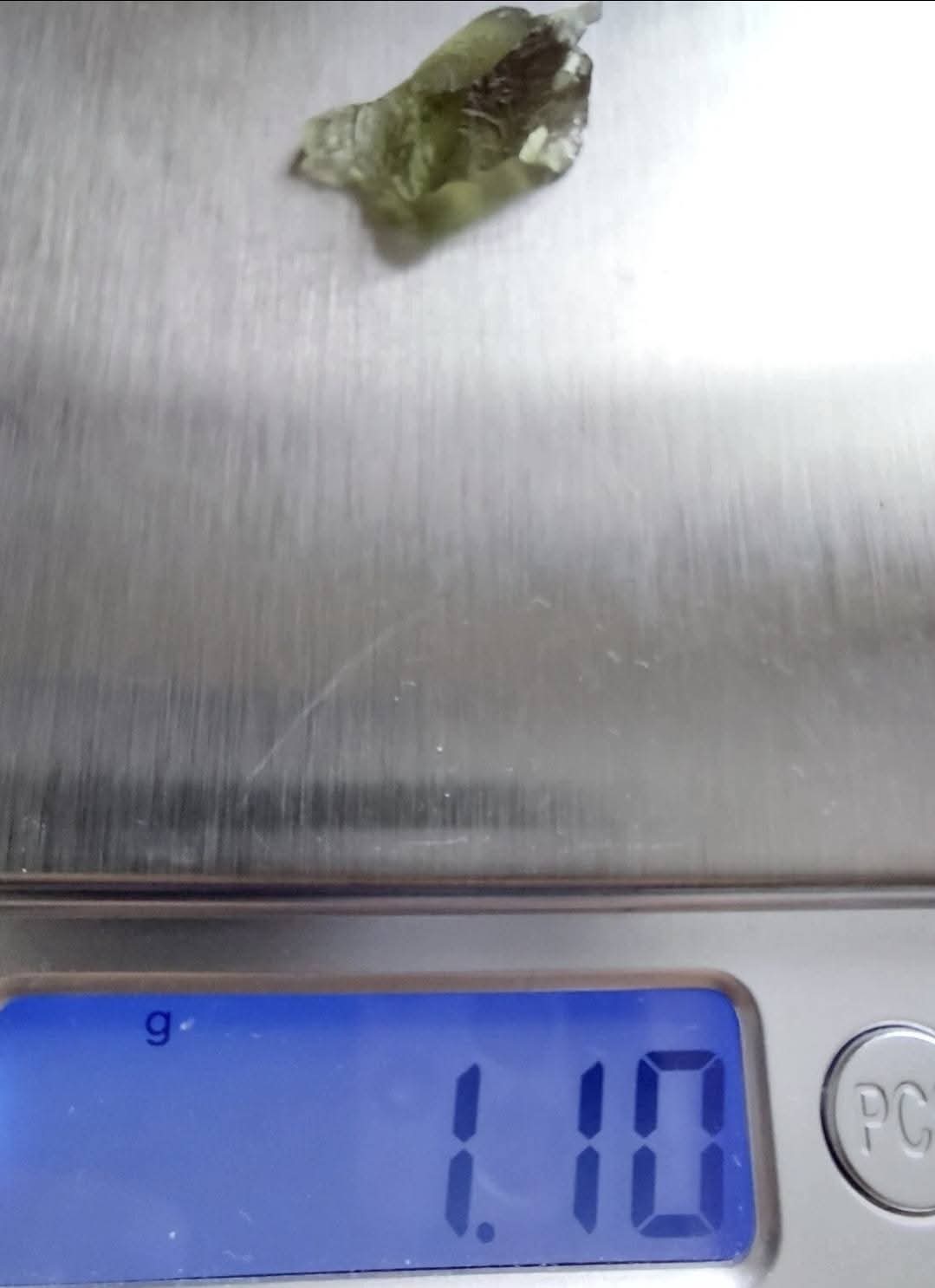 Moldavite Piece, 1.10g, Tektite (Ref: E230)