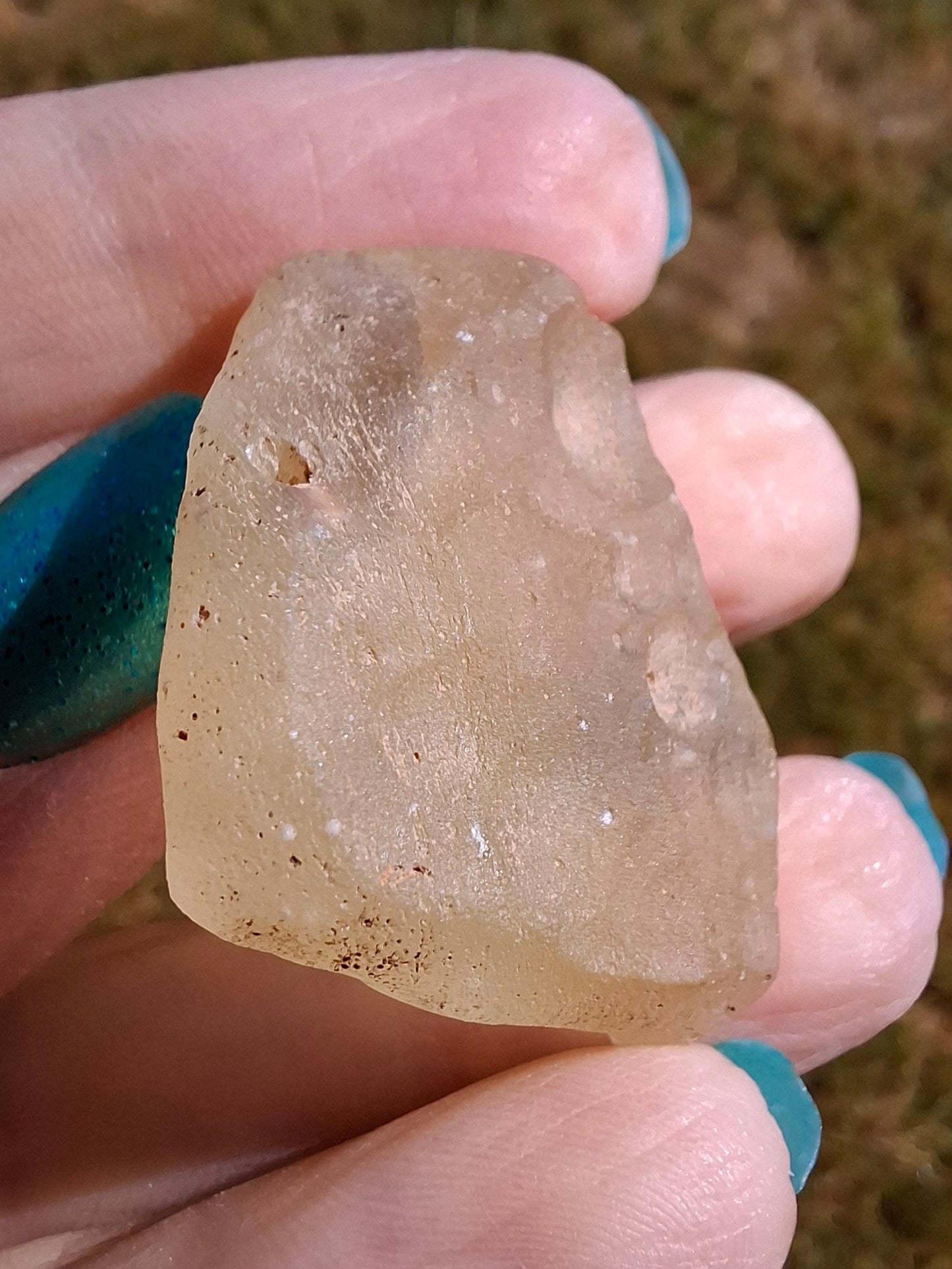 Libyan Desert Glass Piece, 12.30g, Tektite