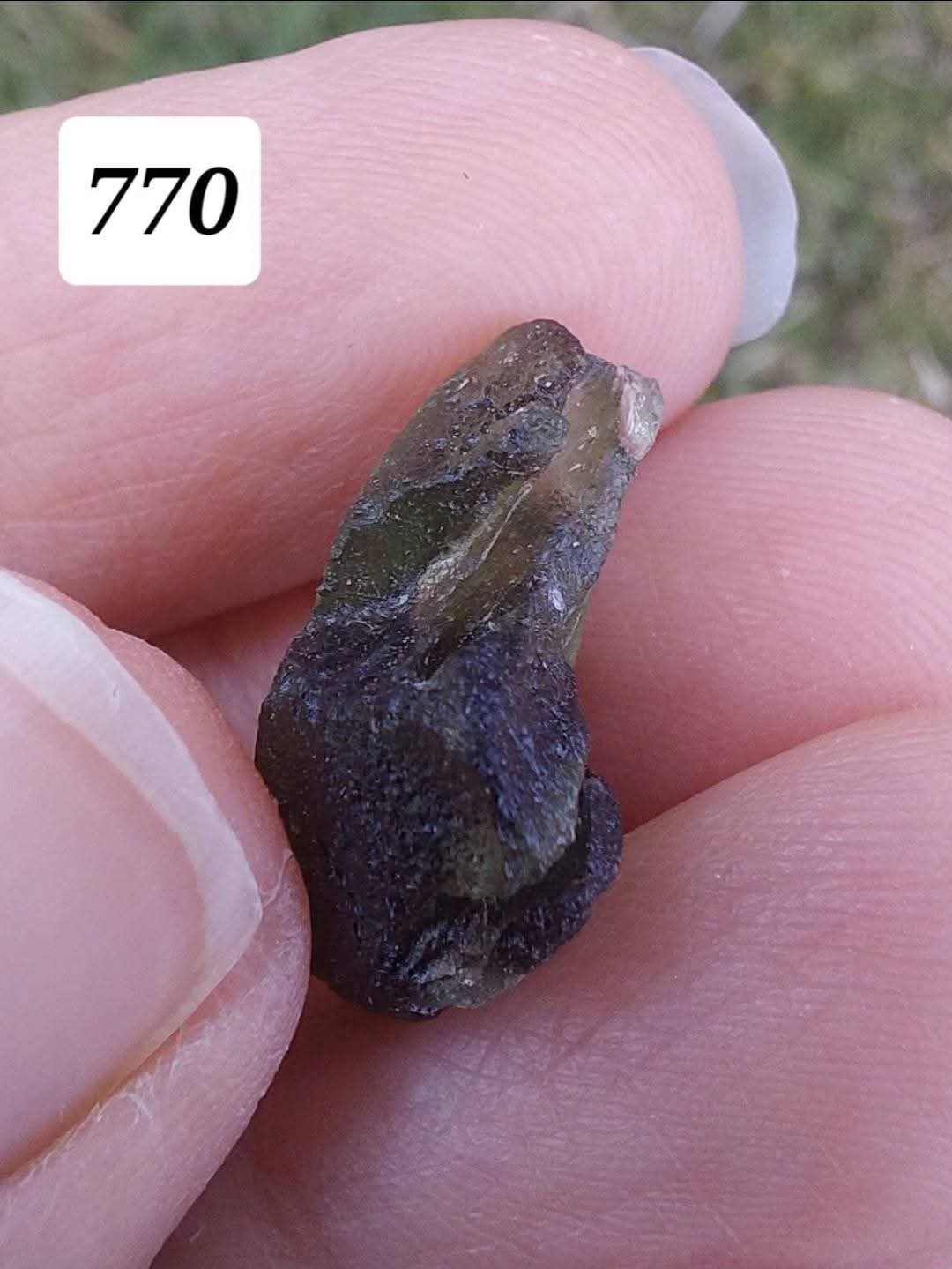 Moldavite Piece, 1.84g, Tektite (Ref: 770)
