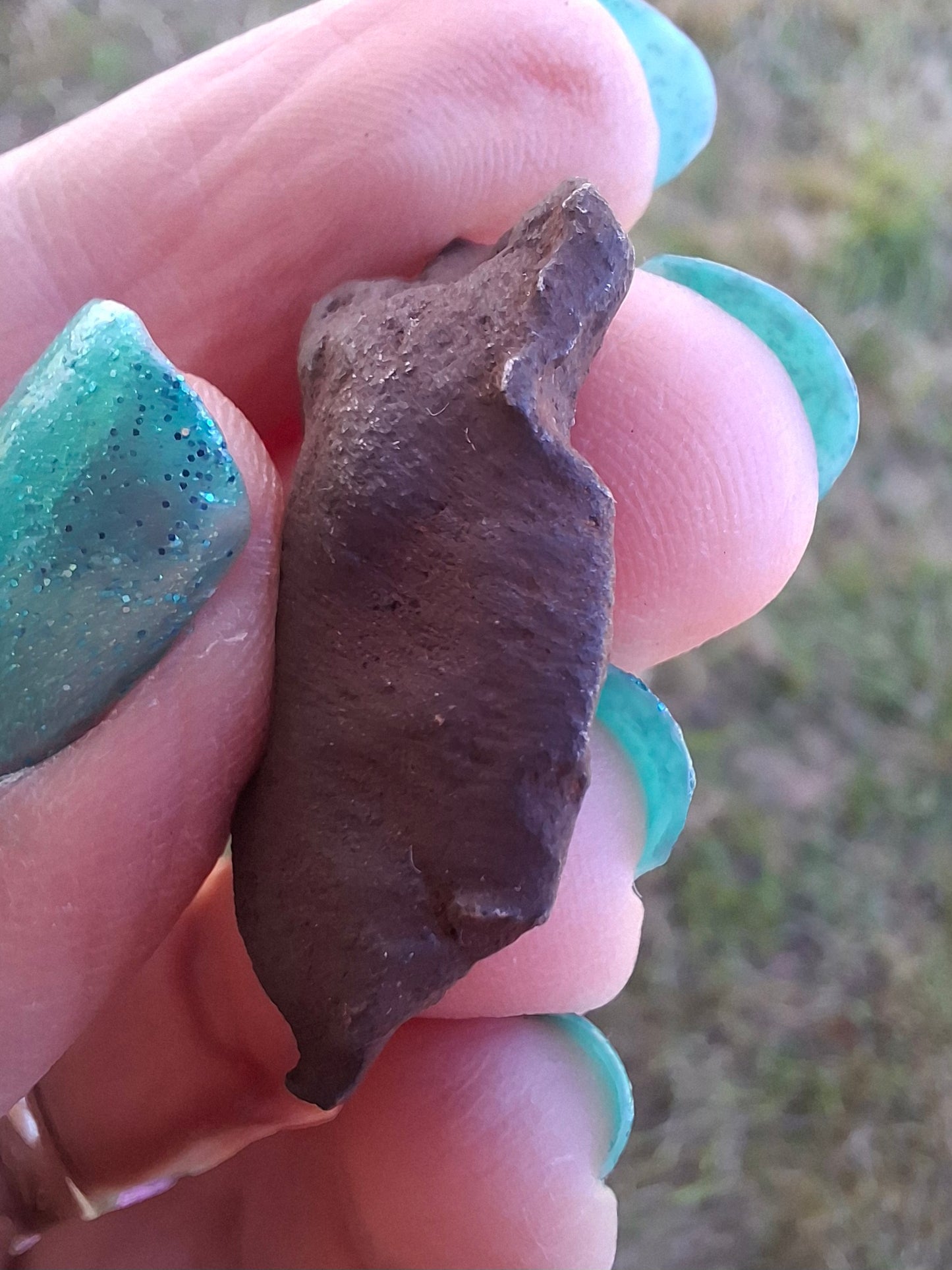 Gebel Kamil Iron Meteorite, 17.54g (Ref: K49)