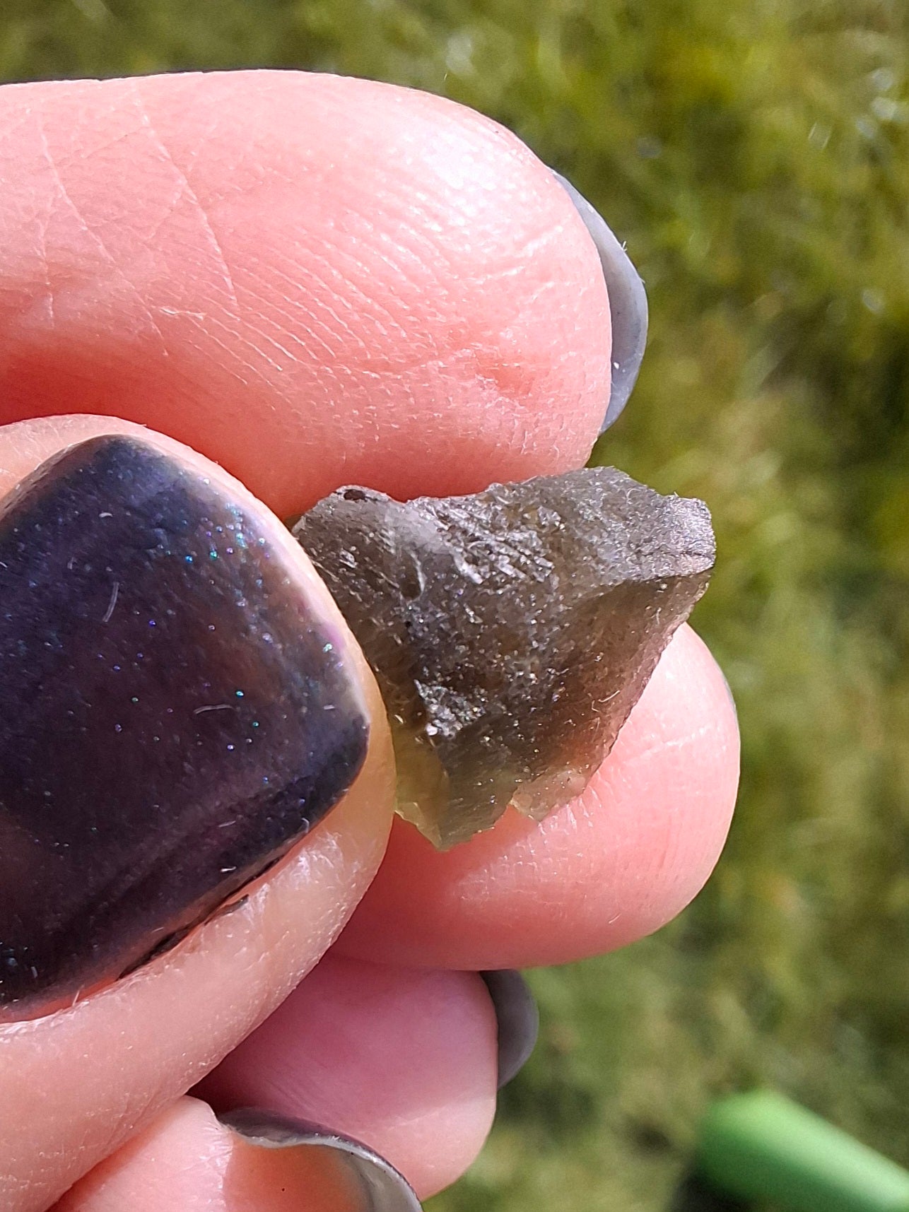 Moldavite Piece, 1.00g, Tektite (Ref: 1398)