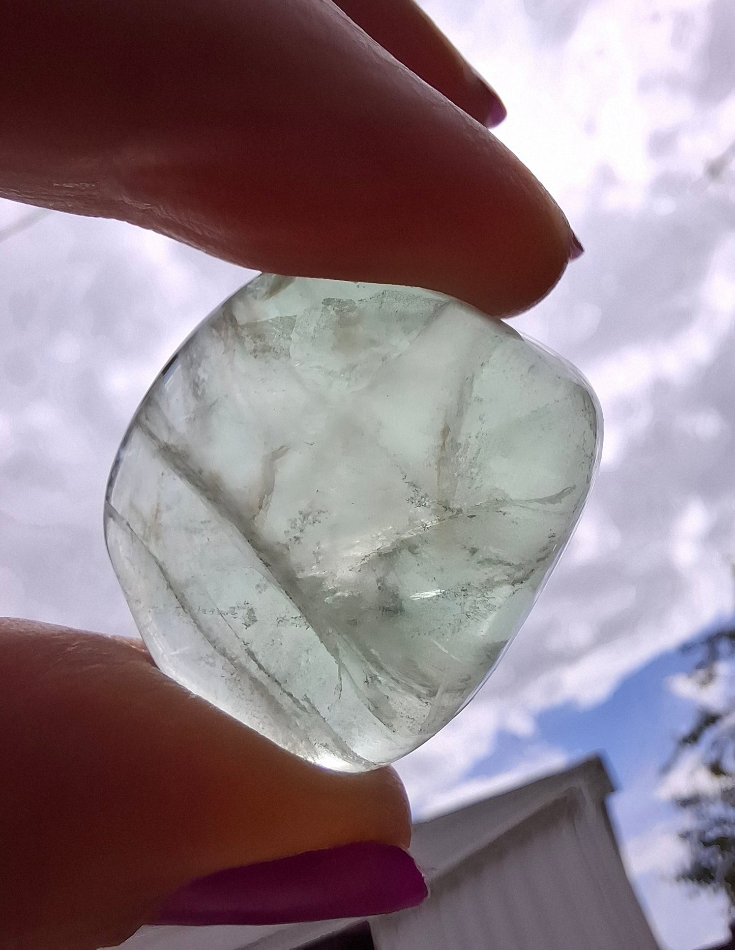 Fluorite, Tumble Stone, Crystal (Ref: T48)