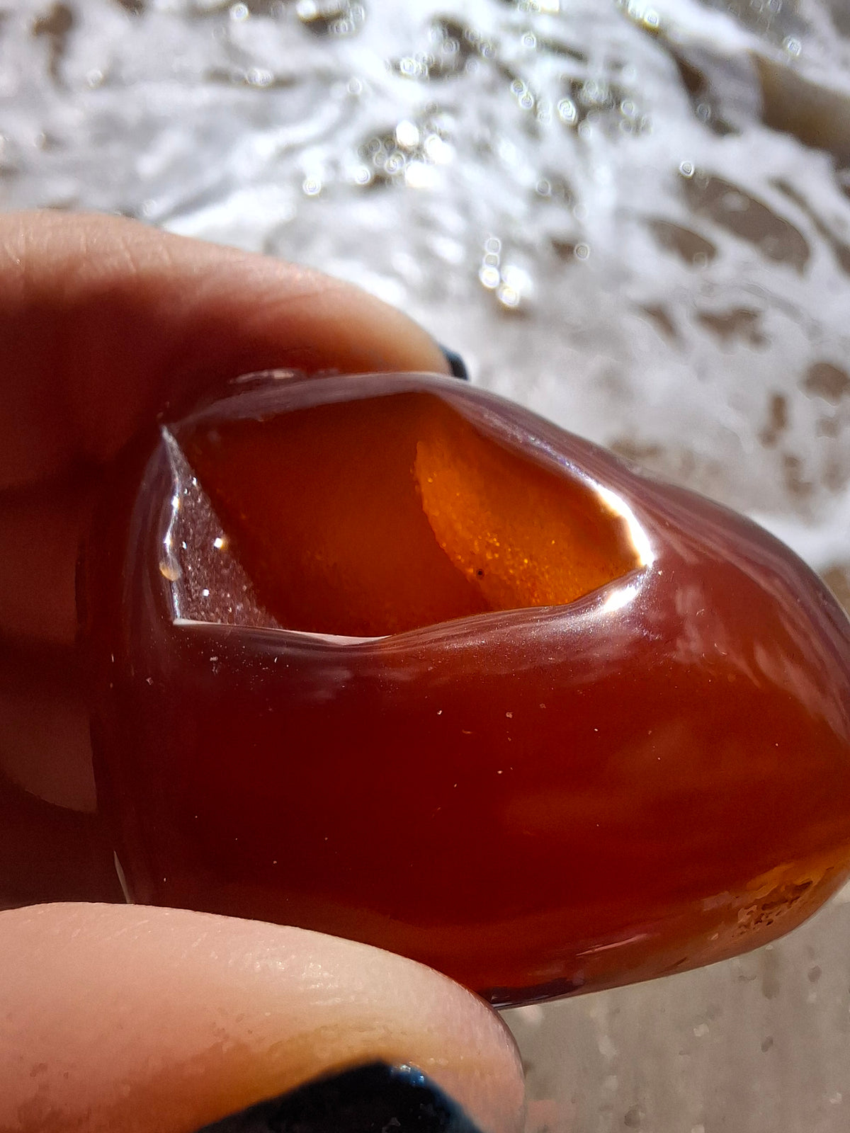 Druzy Carnelian Heart, Crystal (Ref: DCH1)