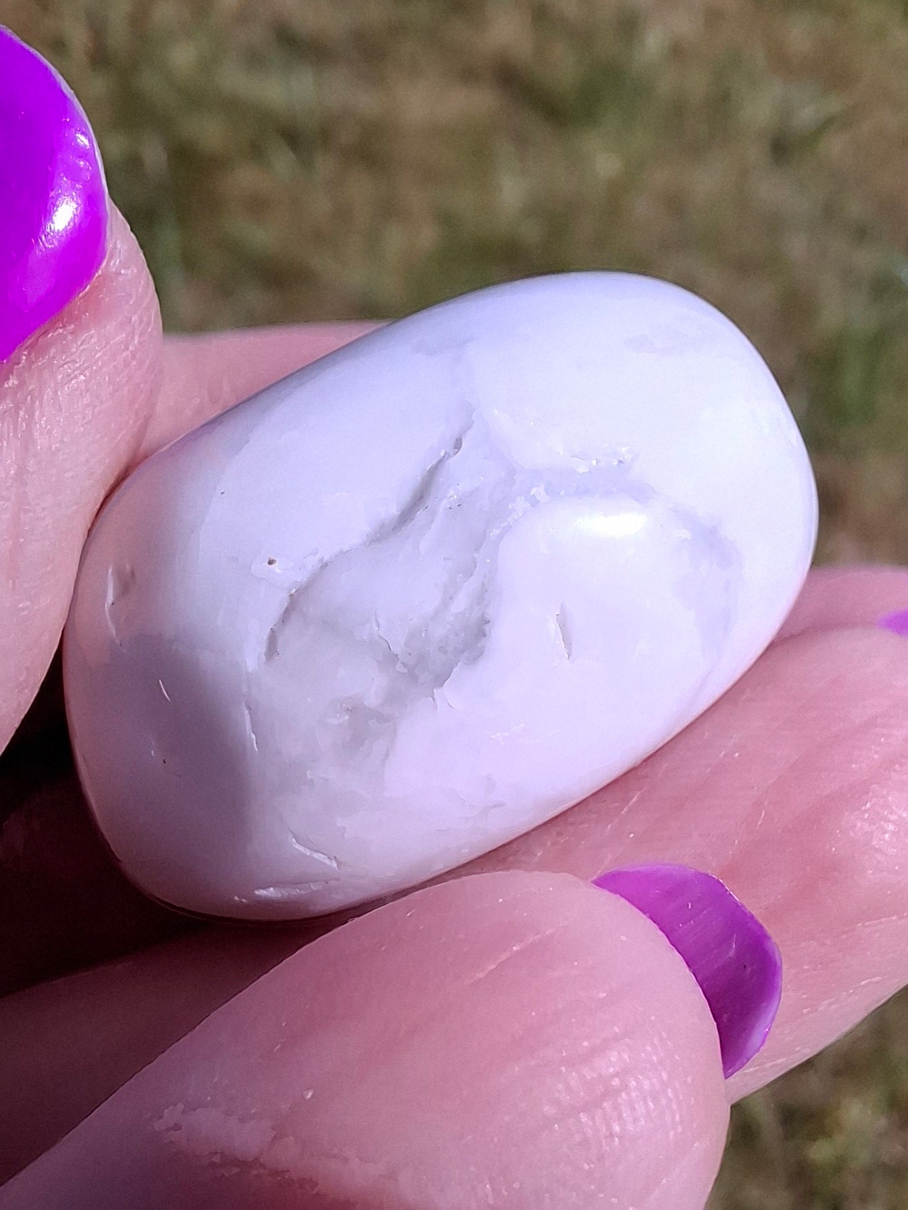 Howlite, Tumble Stone, Crystal (Ref: T38)