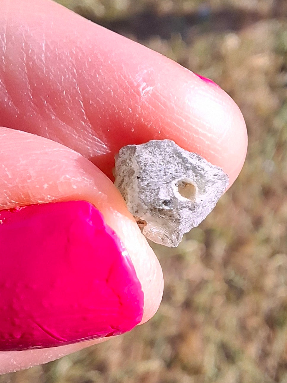 Moldavite Piece, SNOWFLAKE, FROSTED, BRUSNA, 0.69g, Tektite (Ref: 1503)