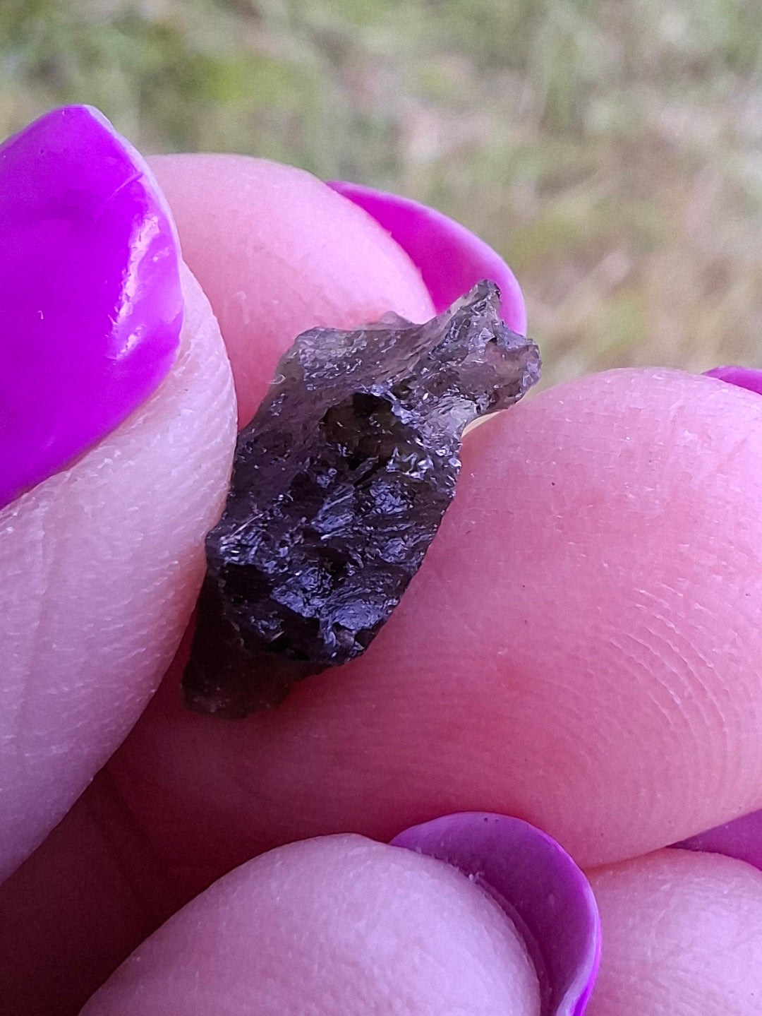 Moldavite Piece, 0.82g, Tektite (Ref: 1454)