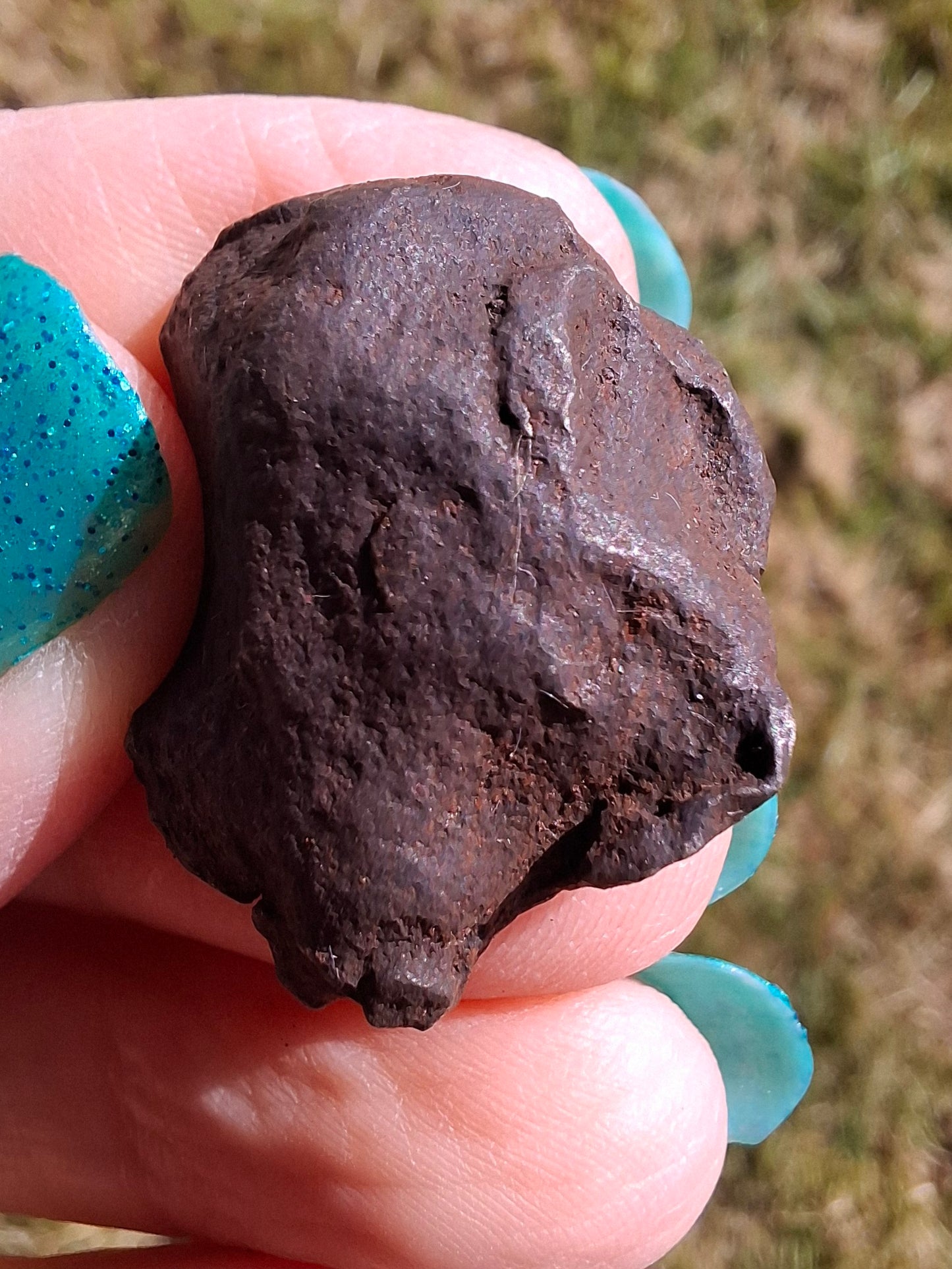 Gebel Kamil Iron Meteorite, 21.40g (Ref: K35)
