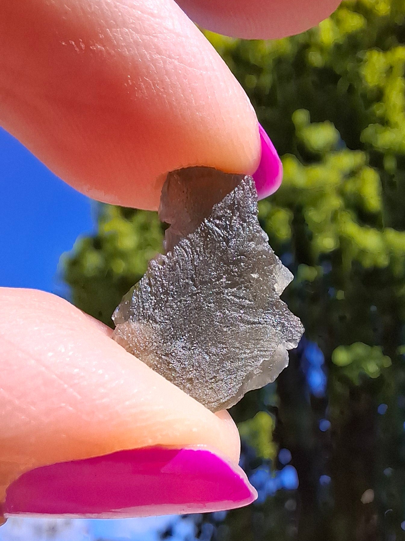 Moldavite Piece, 1.22g, Tektite (Ref: 1464)