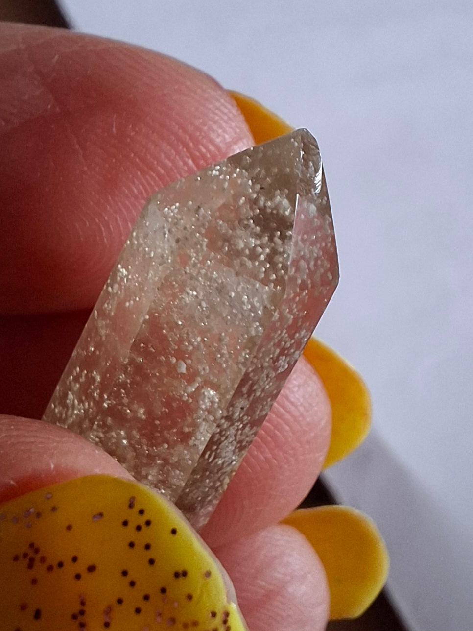 Libyan Desert Glass DT Carving, 3.94g, Tektite (Ref: LDT5)